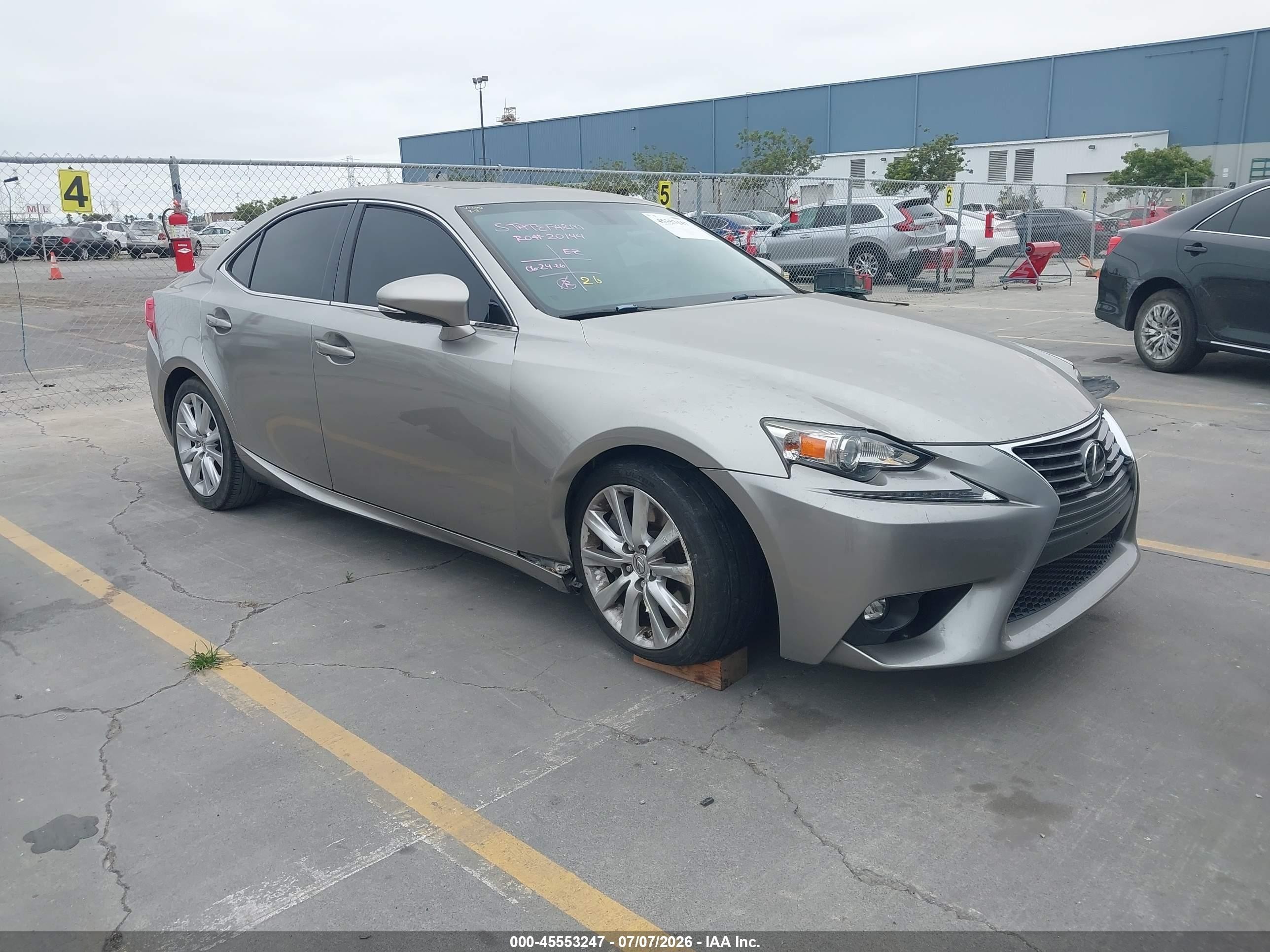 2016 Lexus IS 200t, VIN JTHBA1D21G5029493 — Front end
