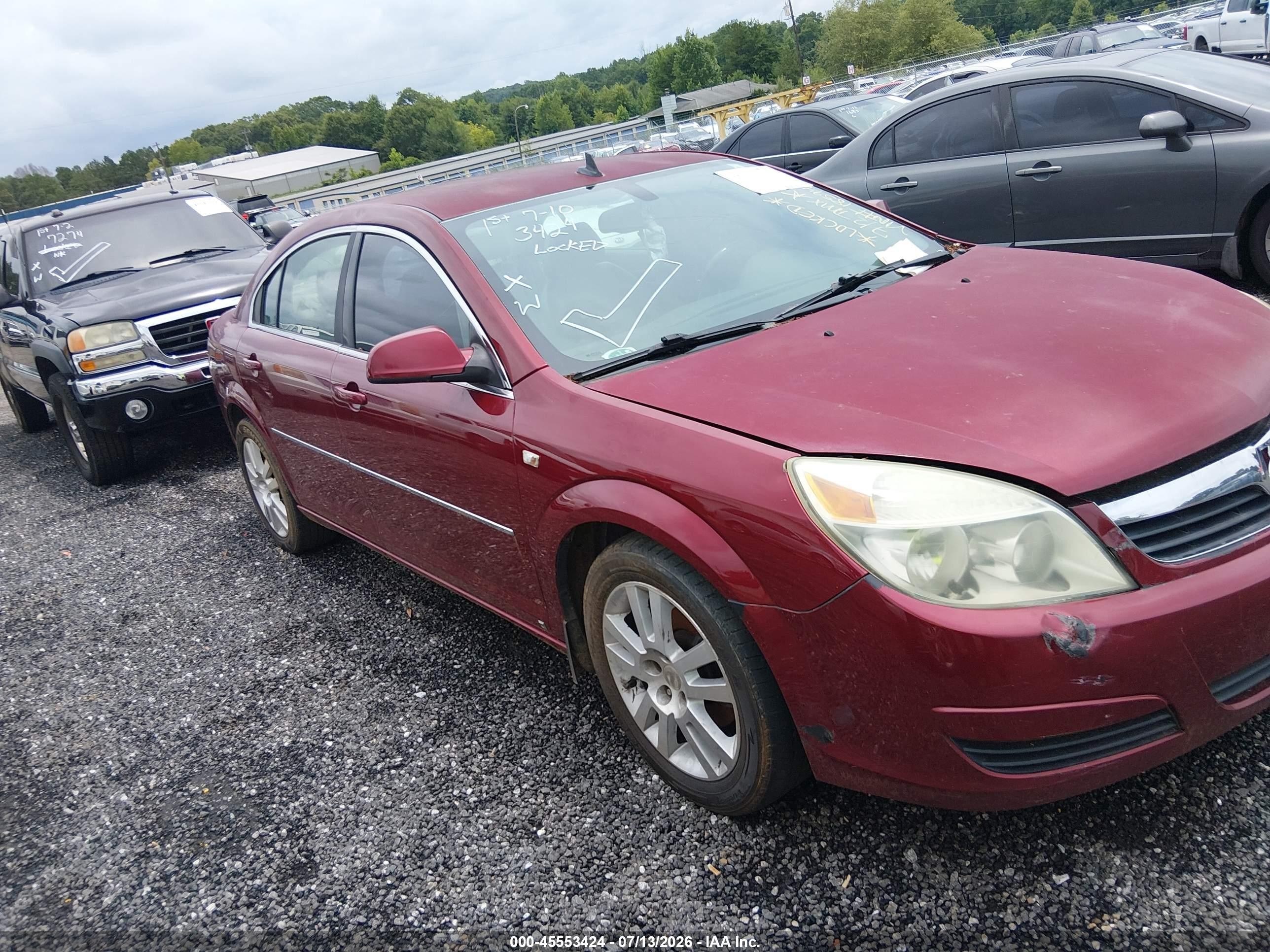 2008 Saturn Aura XE, VIN 1G8ZS57N38F185941 — Normal wear
