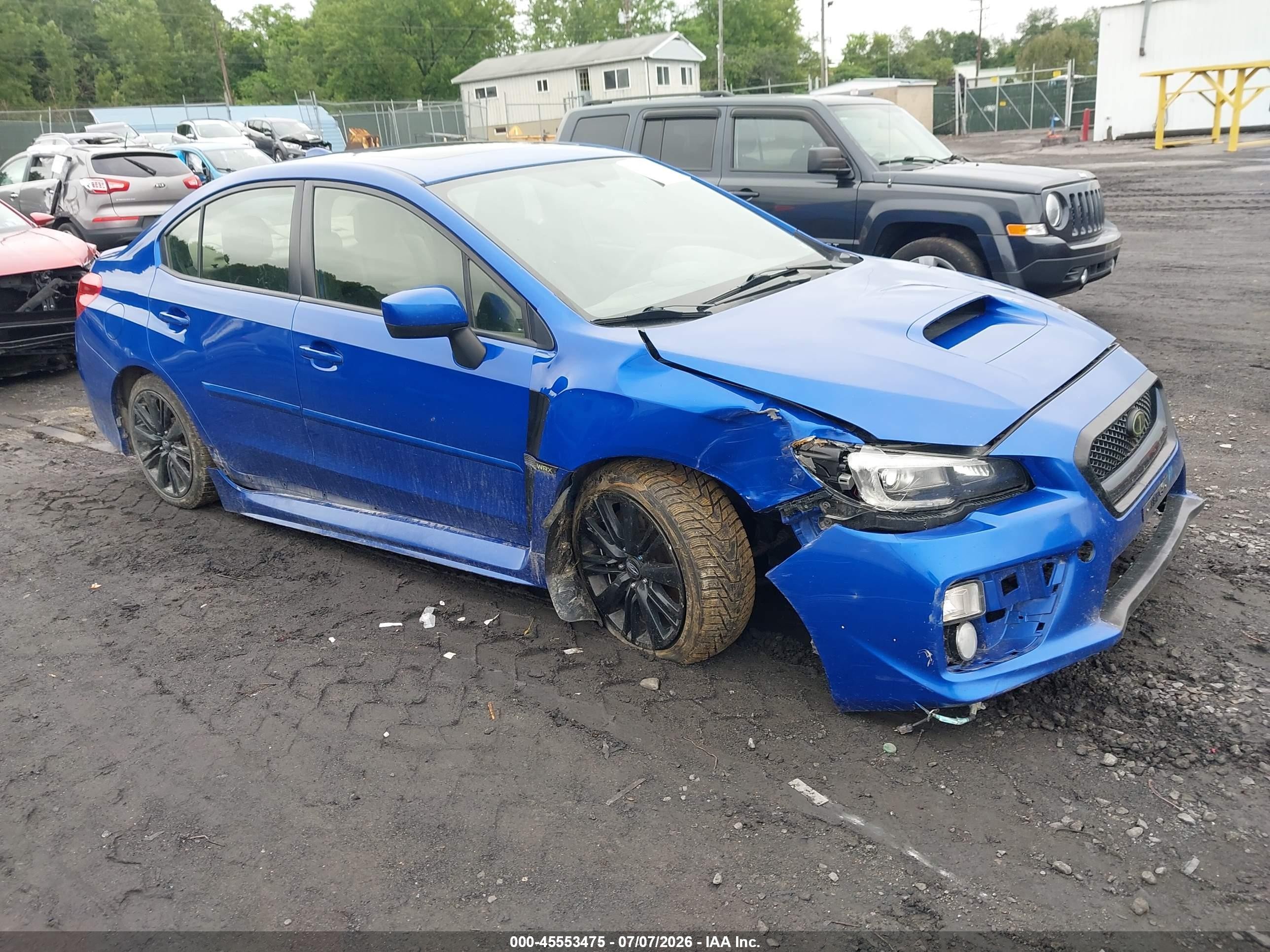 2015 Subaru WRX Limited, VIN JF1VA1G61F8813589 — Front end