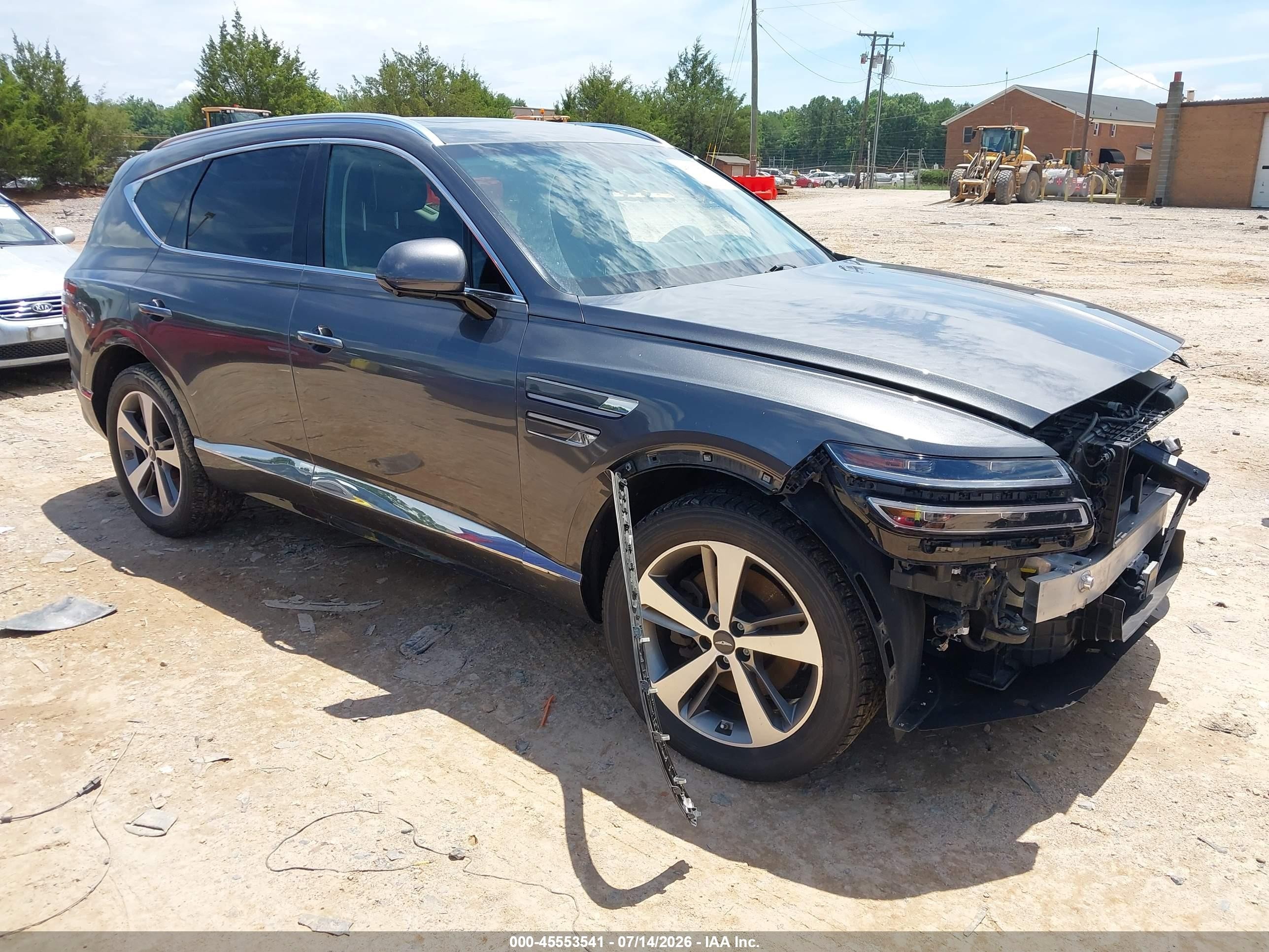 2021 Genesis GV80, VIN KMUHBDSBXMU049558 — Front end