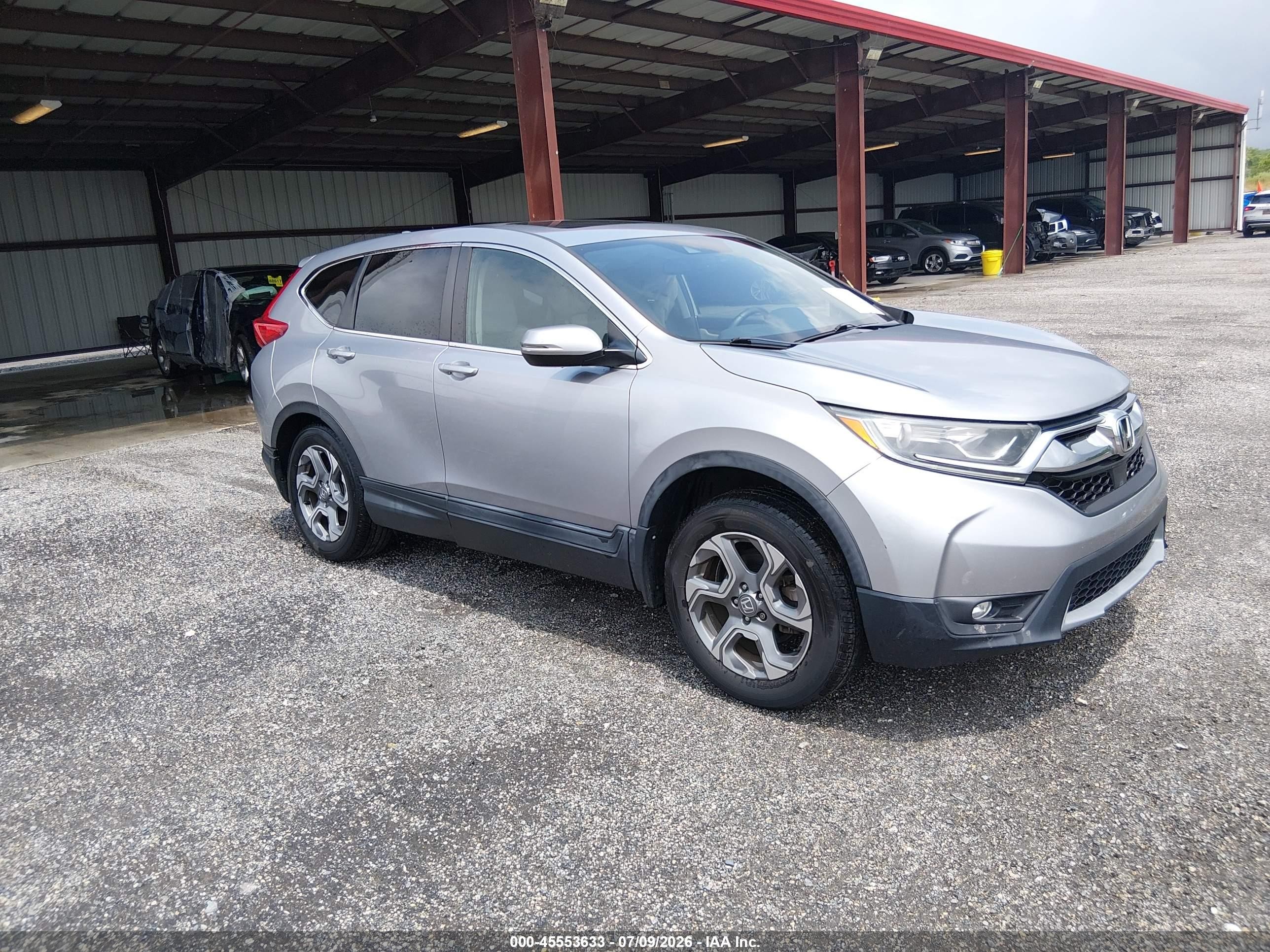 2018 Honda CR-V EX-L, VIN 2HKRW2H88JH642417 — Side