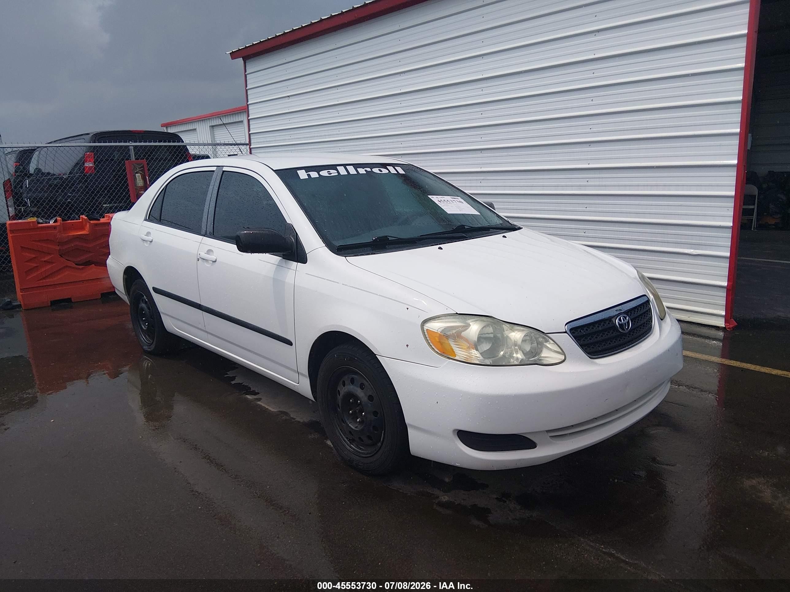 2006 Toyota Corolla LE, VIN JTDBR32EX60097595 — Front end