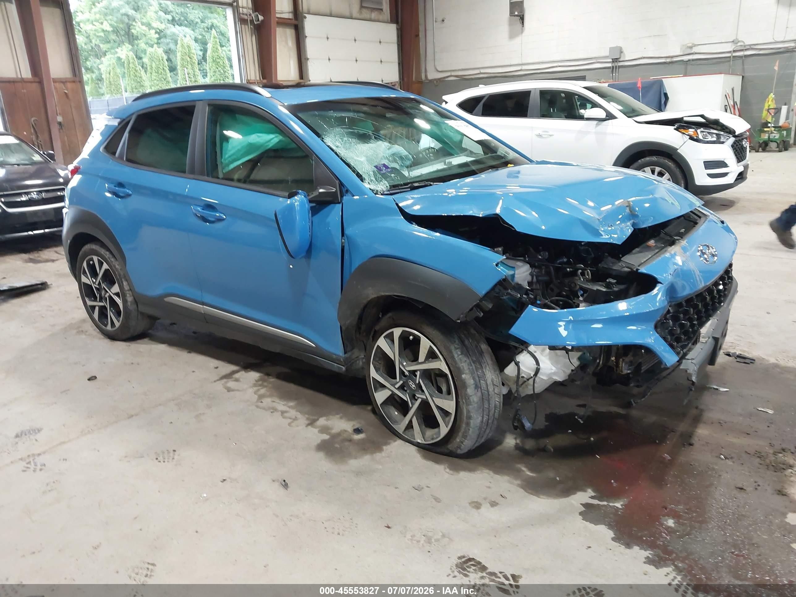 2023 Hyundai Kona Limited, VIN KM8K5CA38PU953798 — Front end