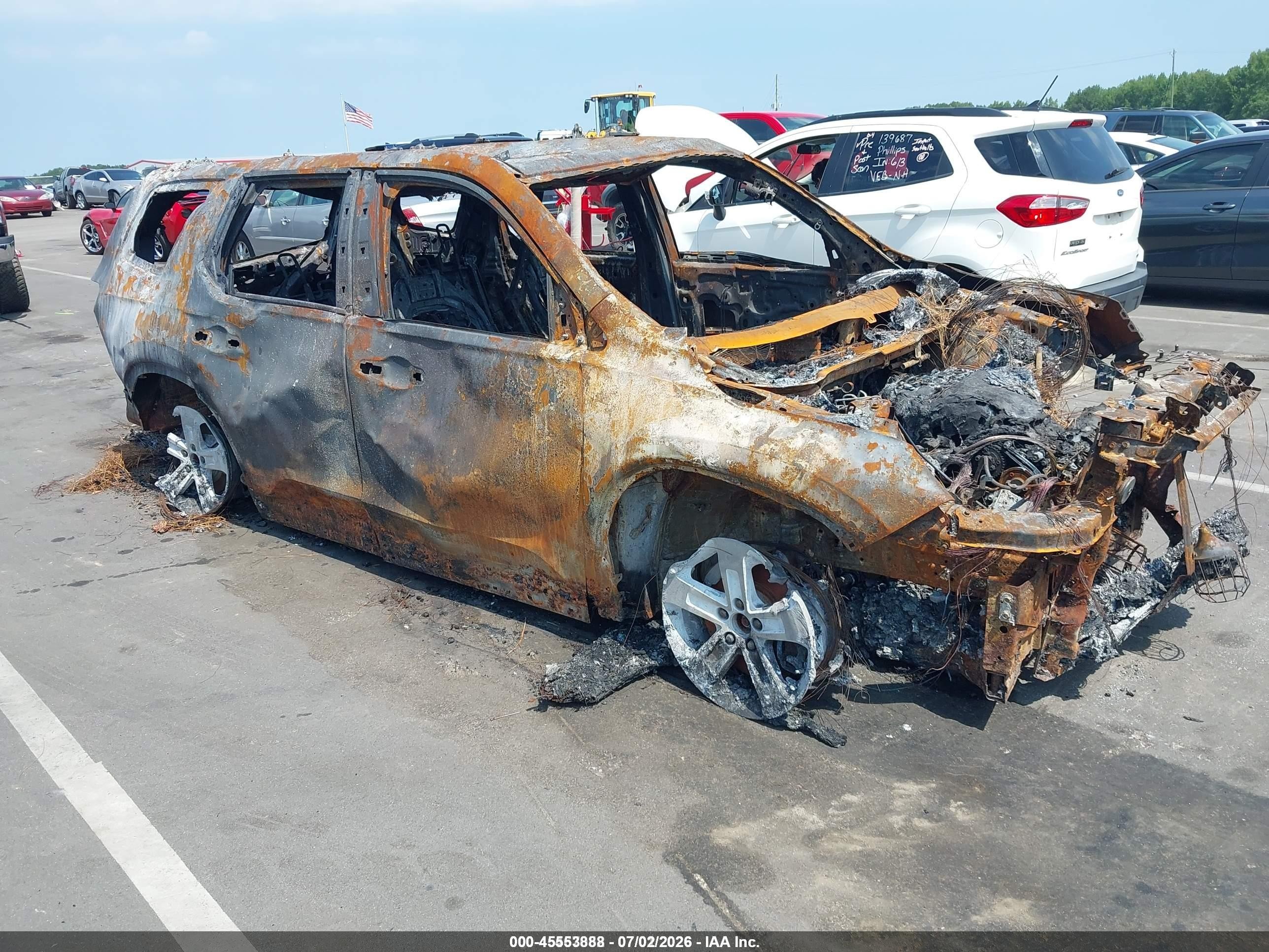 2024 Honda Pilot EX-L, VIN 5FNYG2H50RB006440 — Burn