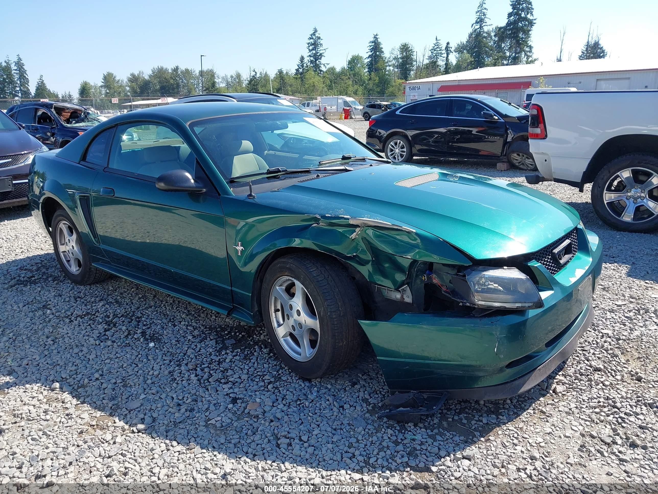 2002 Ford Mustang Standard, VIN 1FAFP40452F140776 — Front end