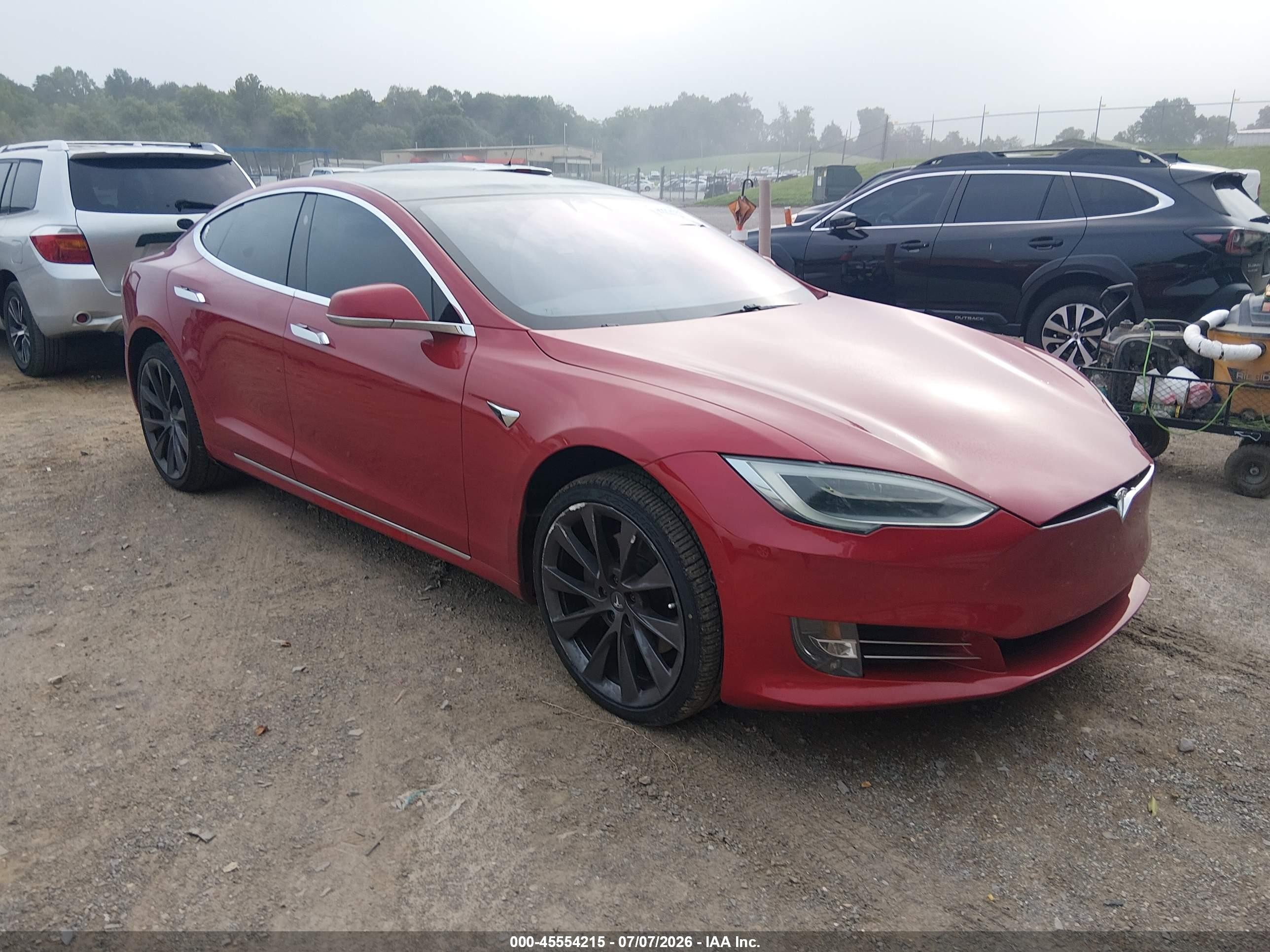 2019 Tesla Model S 75D, VIN 5YJSA1E27KF312133 — Undercarriage