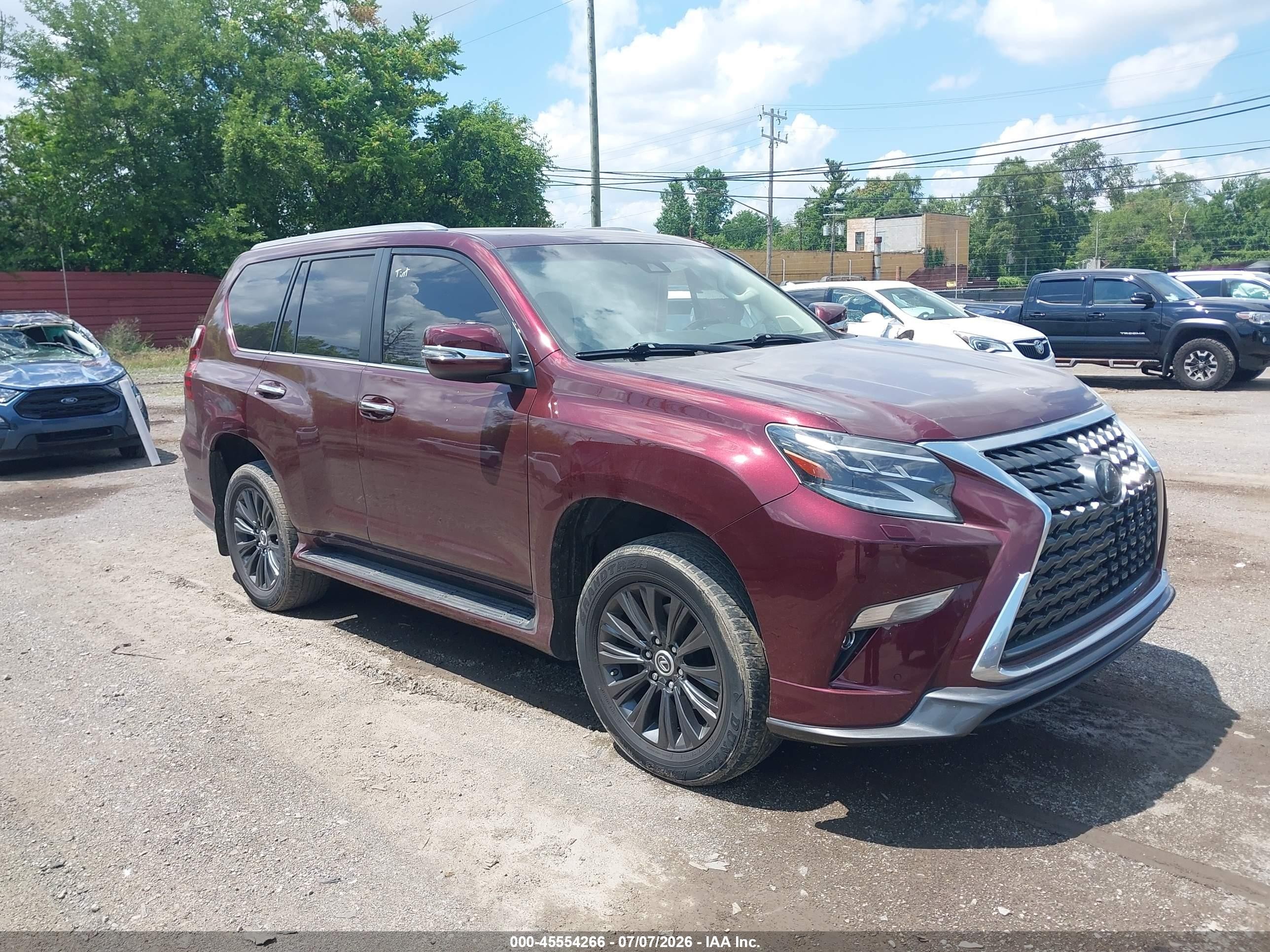 2021 Lexus GX 460 Premium, VIN JTJAM7BX8M5284785 — Side