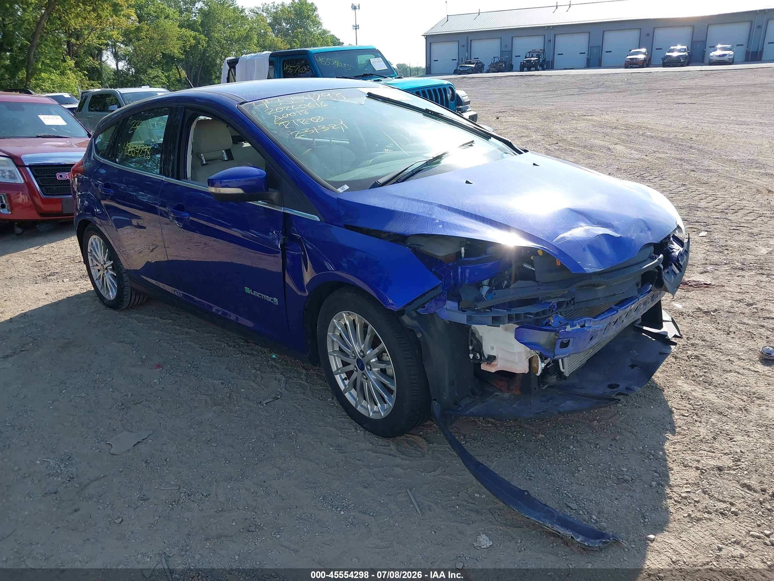 2015 Ford Focus Electric, VIN 1FADP3R49FL231321 — Front end