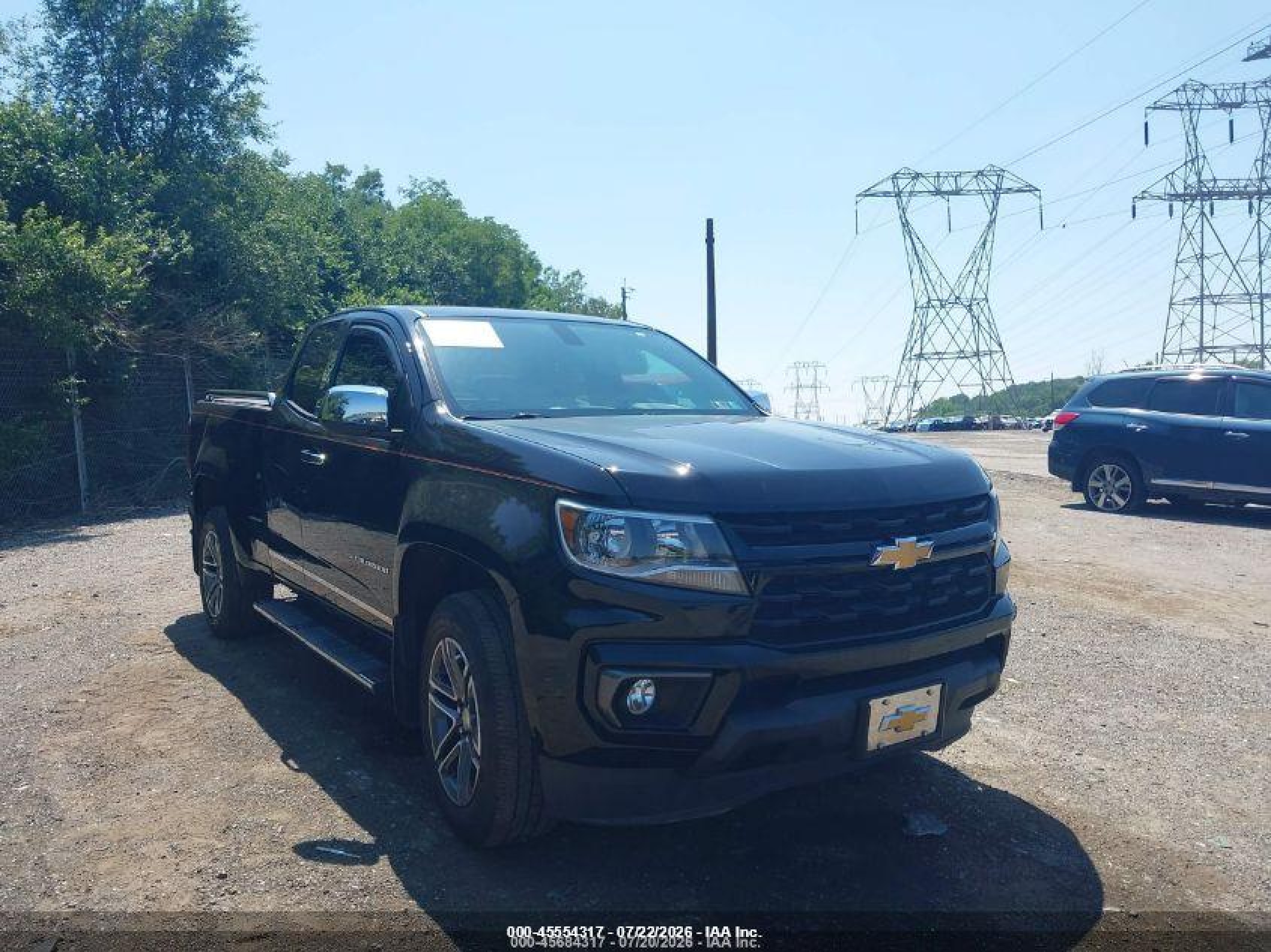2021 Chevrolet Colorado 2WD Work Truck, VIN 1GCHSBEA8M1114256 — Side