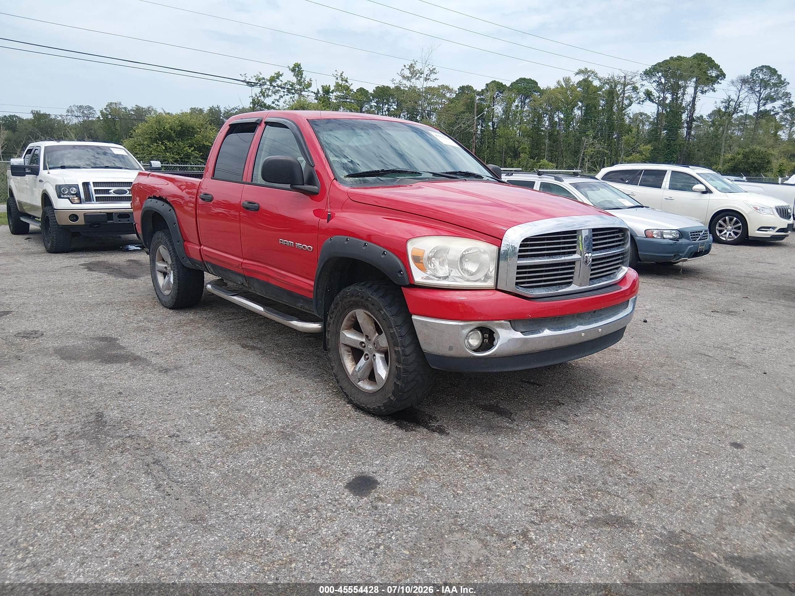 2007 Dodge 1500 ST, VIN 1D7HU18P77S124026 — Обычный износ