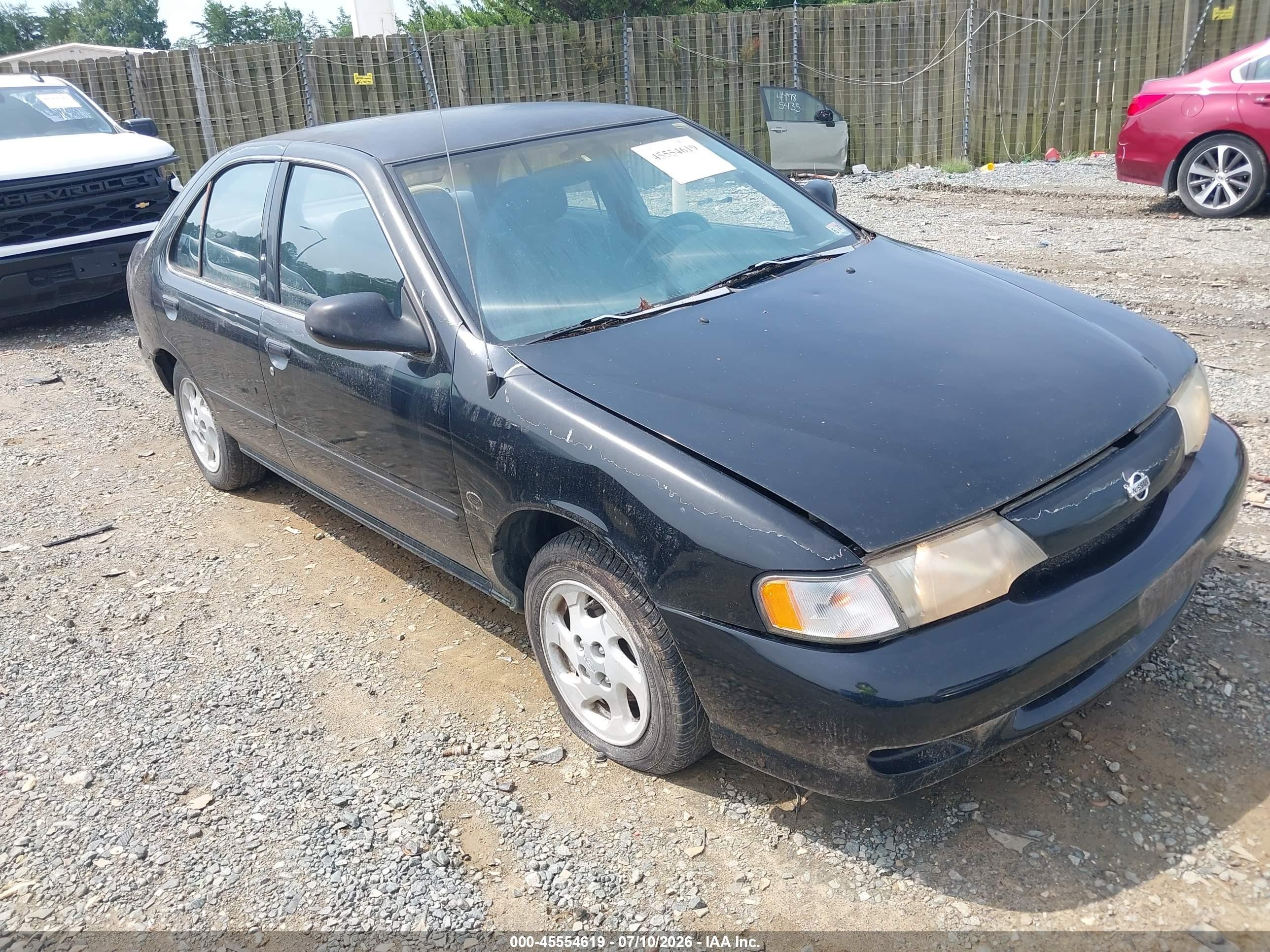 1999 Nissan Sentra XE, VIN 3N1AB41D5XL080757 — Обычный износ
