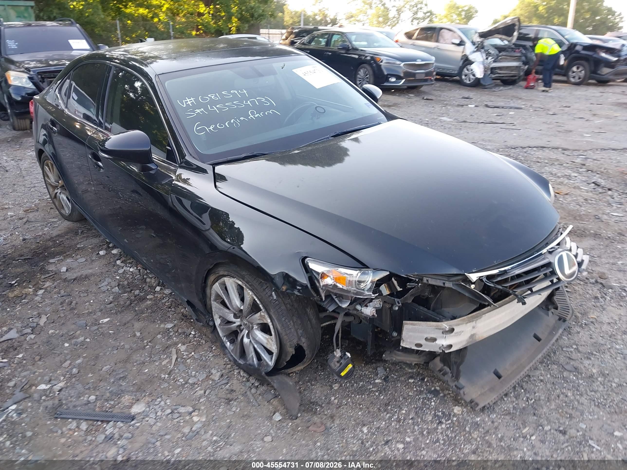2015 Lexus IS 250, VIN JTHBF1D23F5081594 — Side