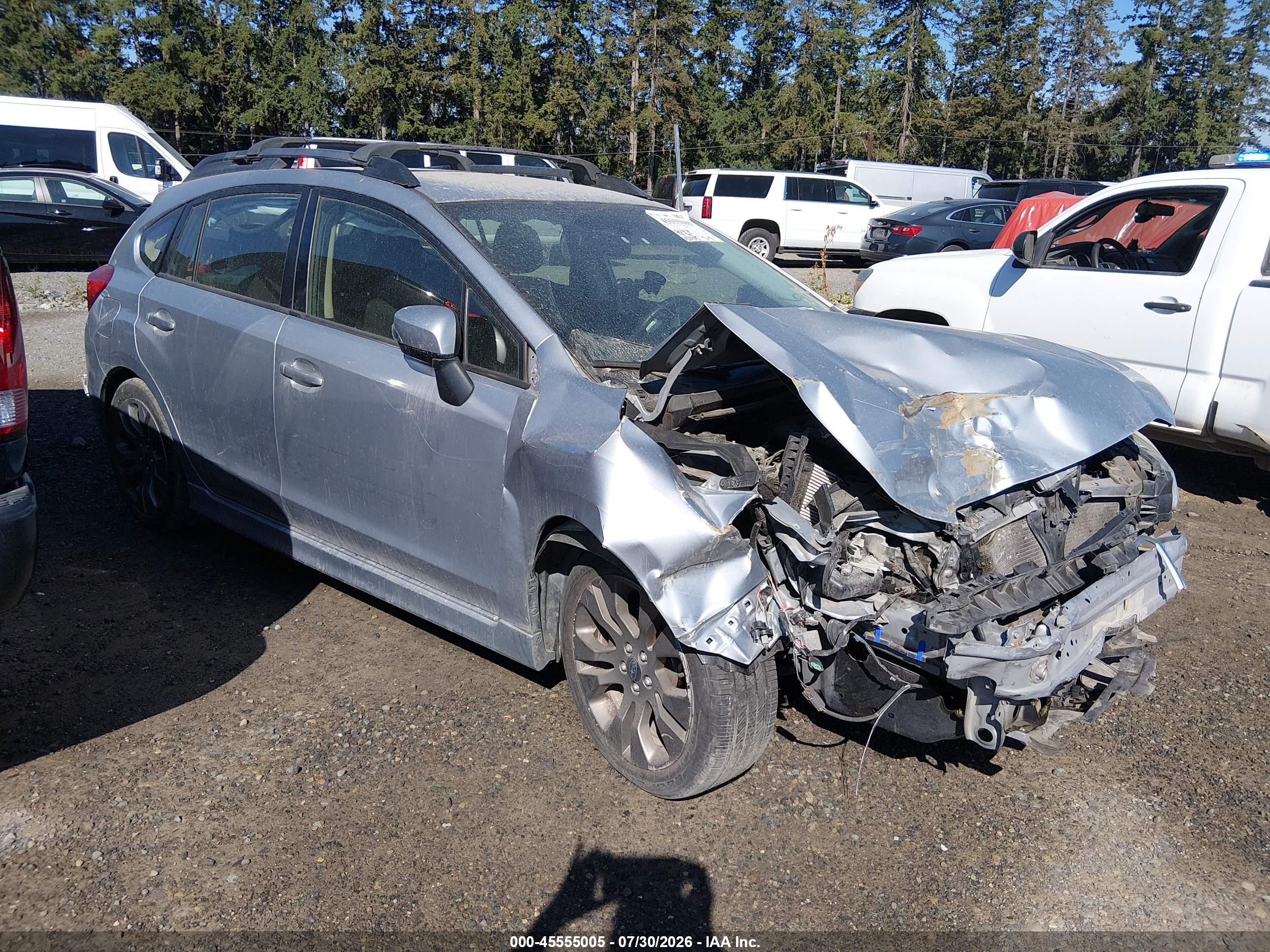2015 Subaru Impreza Special Sports Premium, VIN JF1GPAT65F8205376 — Front end