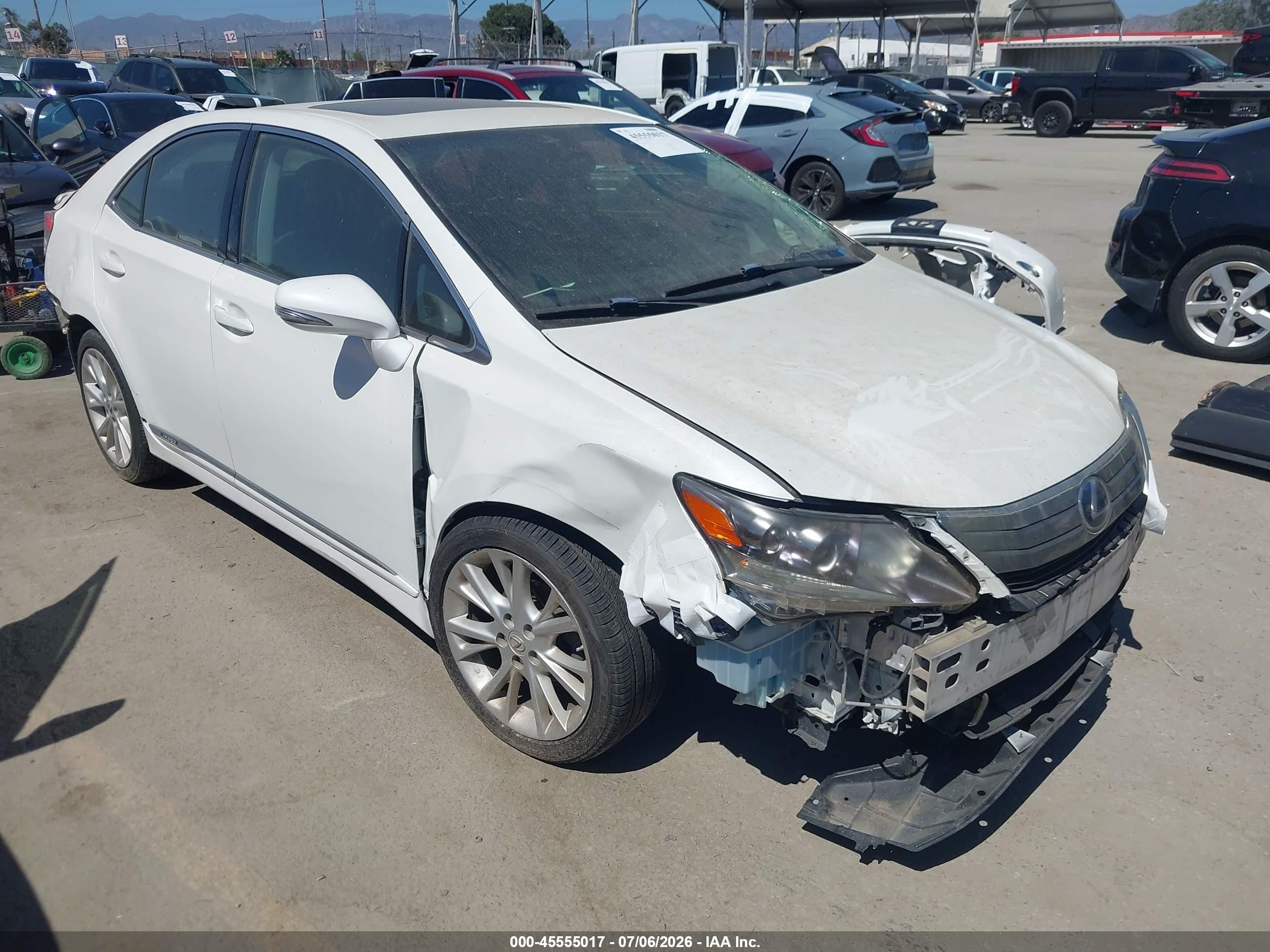 2010 Lexus HS 250h Premium, VIN JTHBB1BA2A2011276 — All over