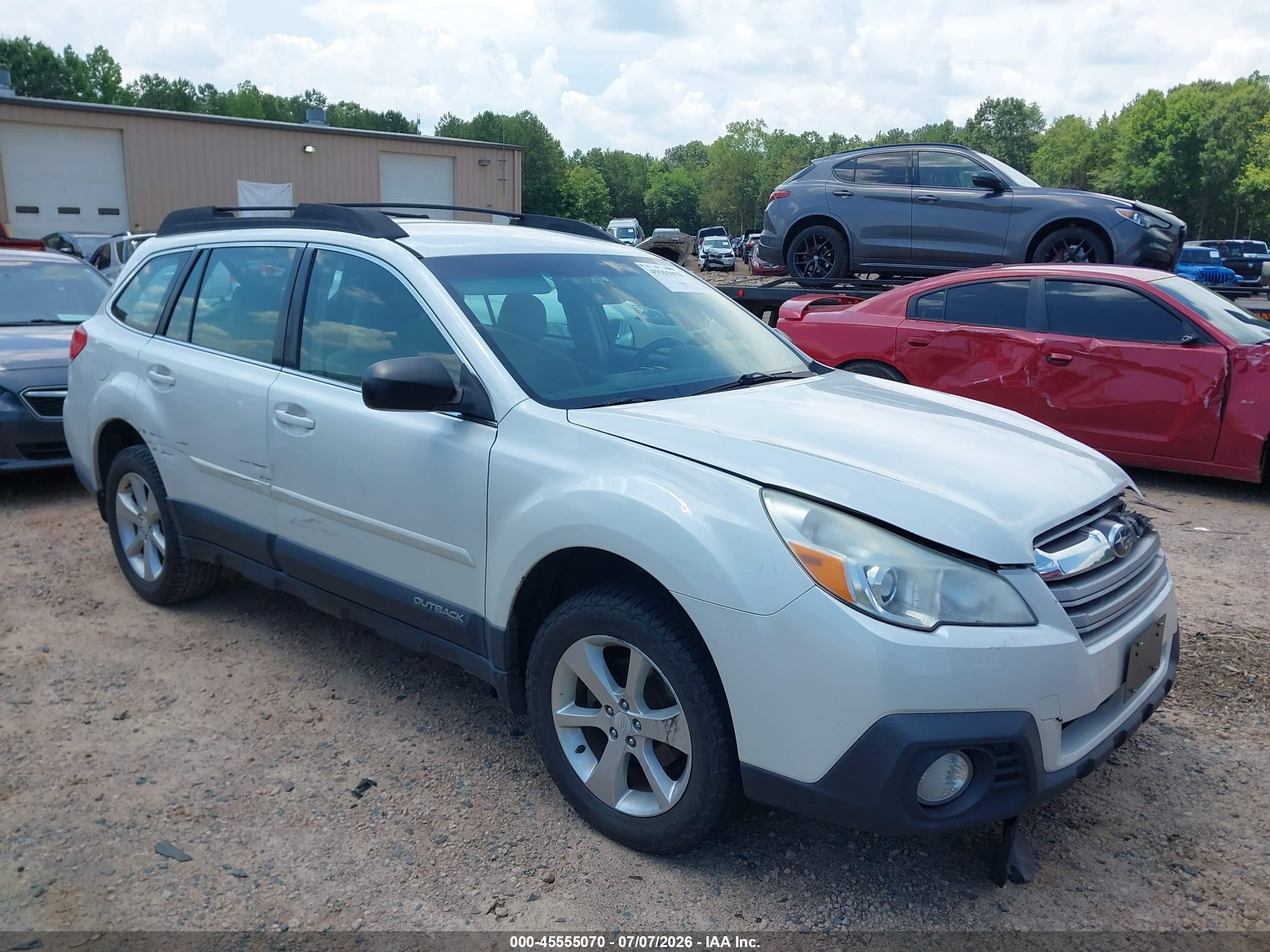 2014 Subaru Outback 2.5i, VIN 4S4BRBAC2E3246021 — Burn