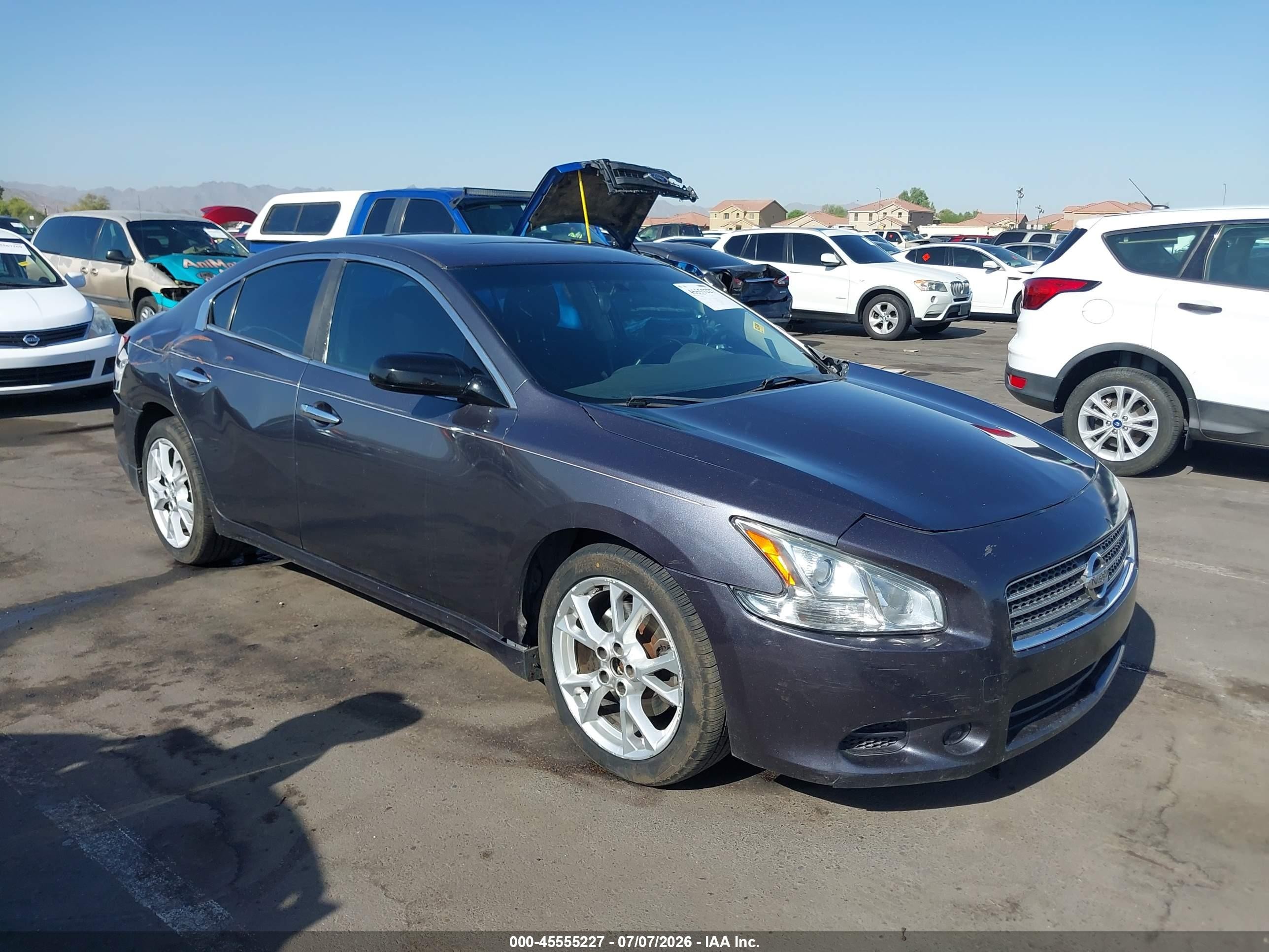 2012 Nissan Maxima SV, VIN 1N4AA5AP5CC864982 — Зад
