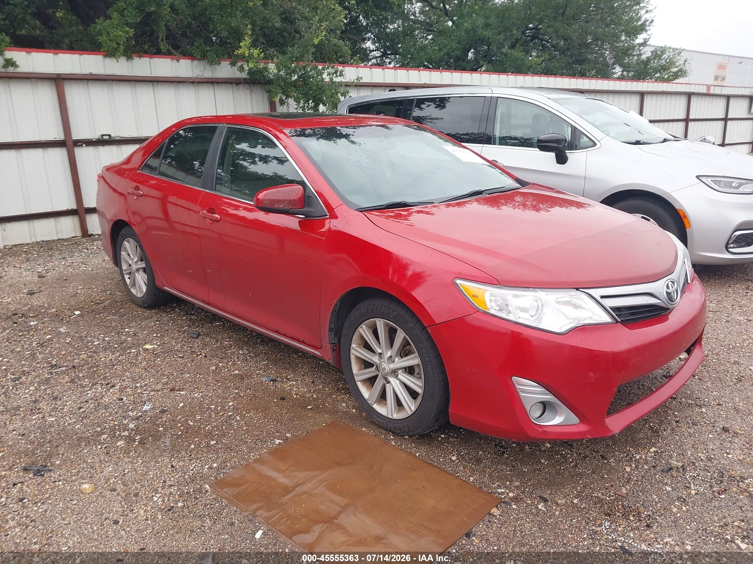 2012 Toyota Camry LE, VIN 4T4BF1FK4CR207348 — Rear end