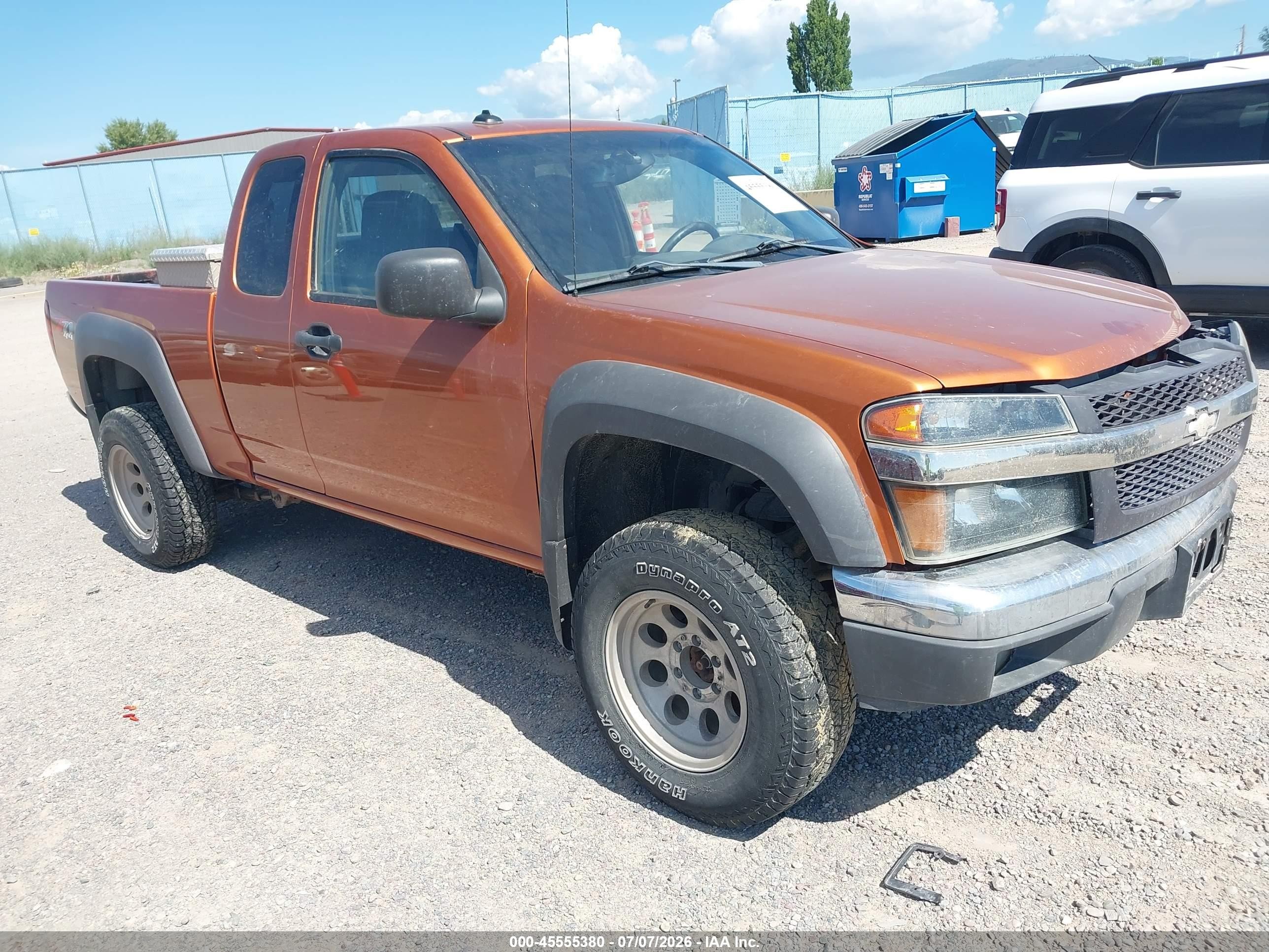 2005 Chevrolet Colorado Z85, VIN 1GCDT196X58109158 — Перед