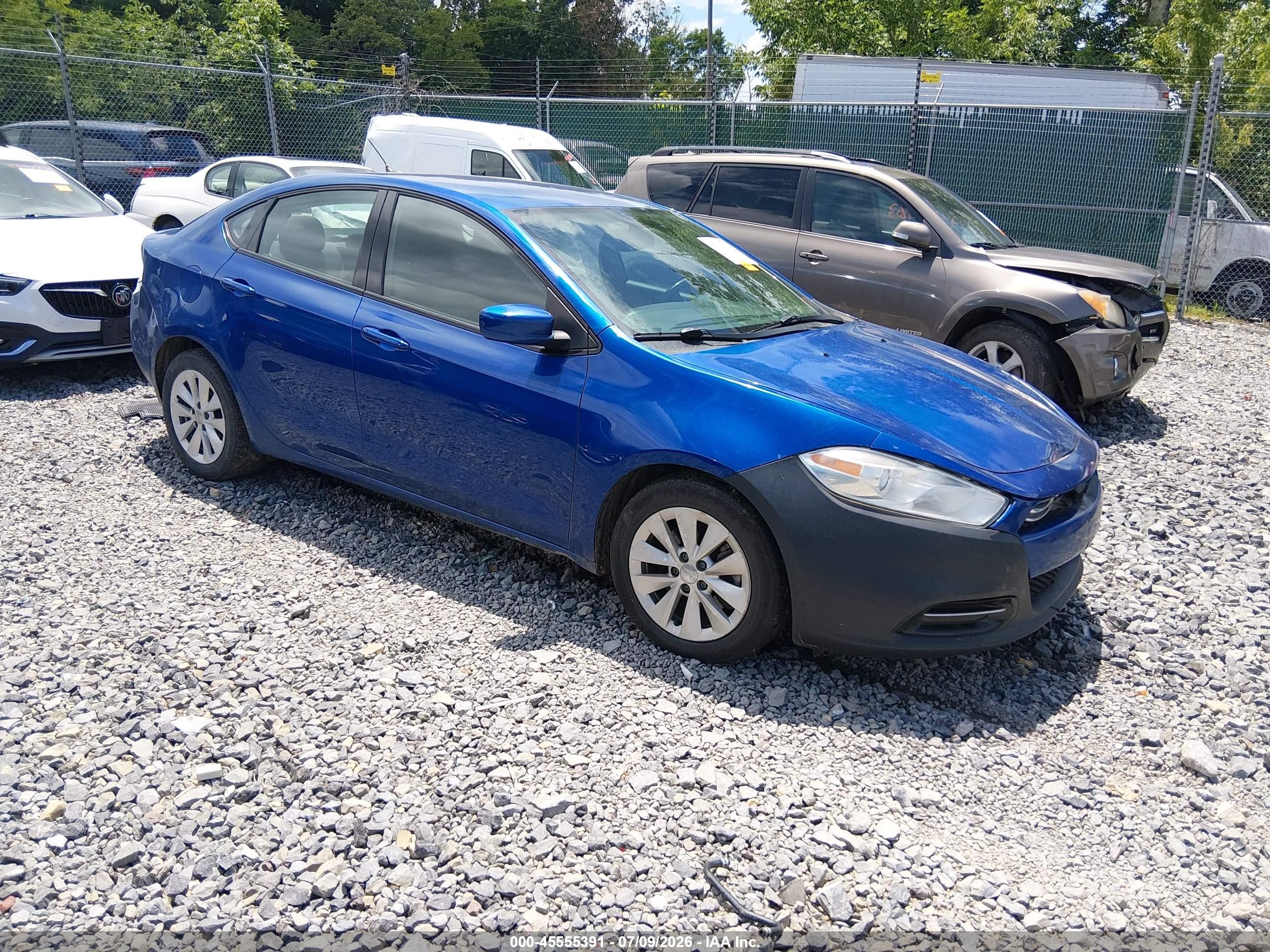 2014 Dodge Dart Aero, VIN 1C3CDFDHXED719961 — Front end