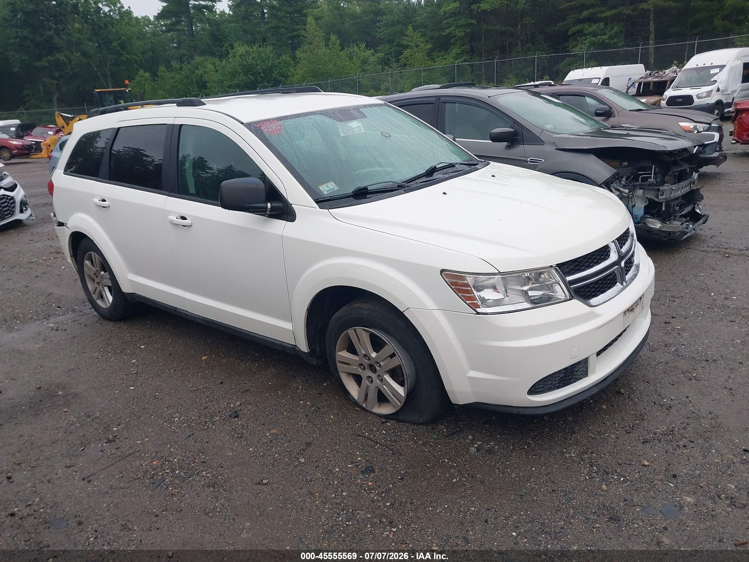 2012 Dodge Journey SE, VIN 3C4PDCAB3CT236900 — Rear end