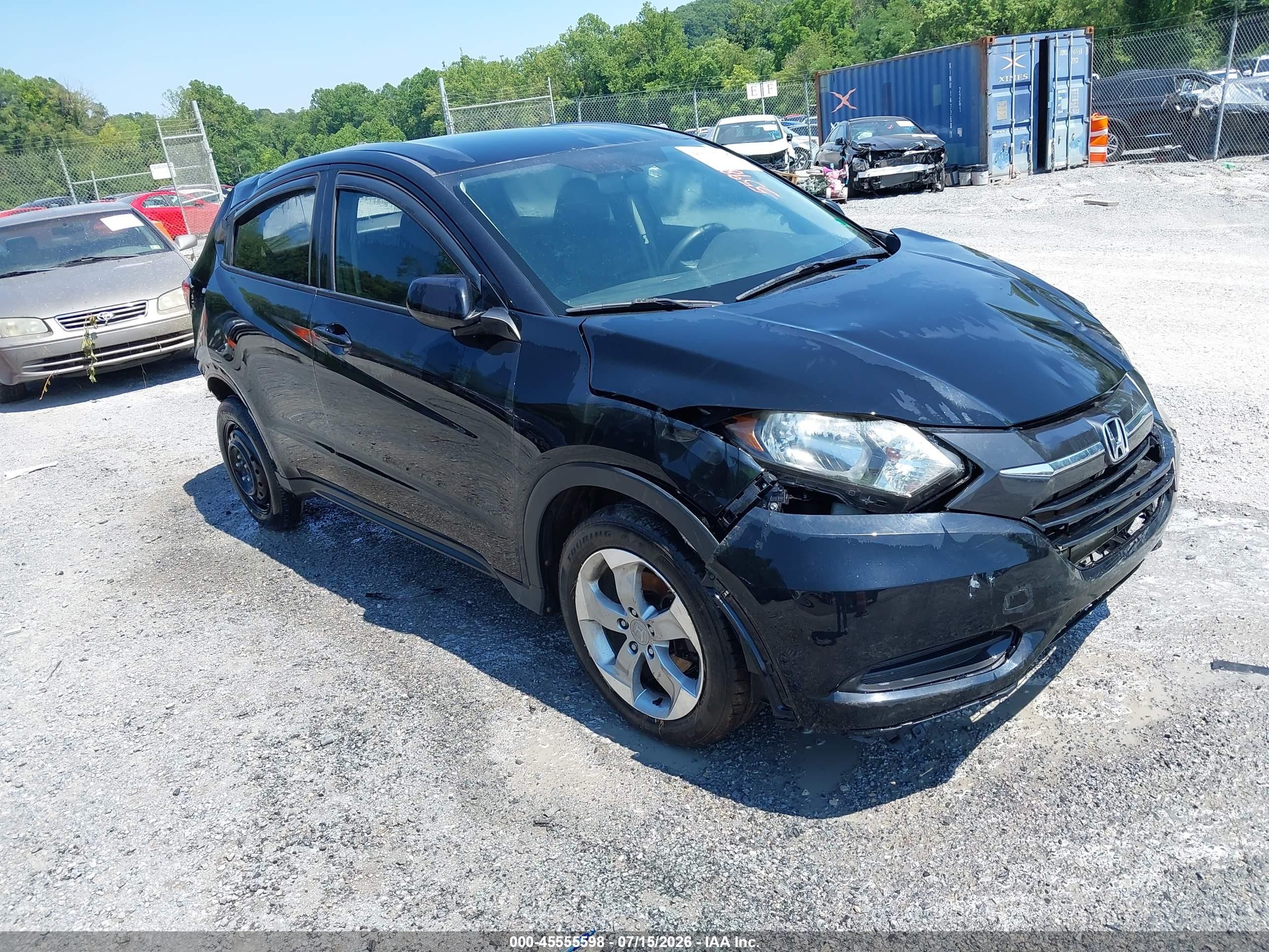 2018 Honda HR-V LX, VIN 3CZRU6H31JM731252 — Rollover