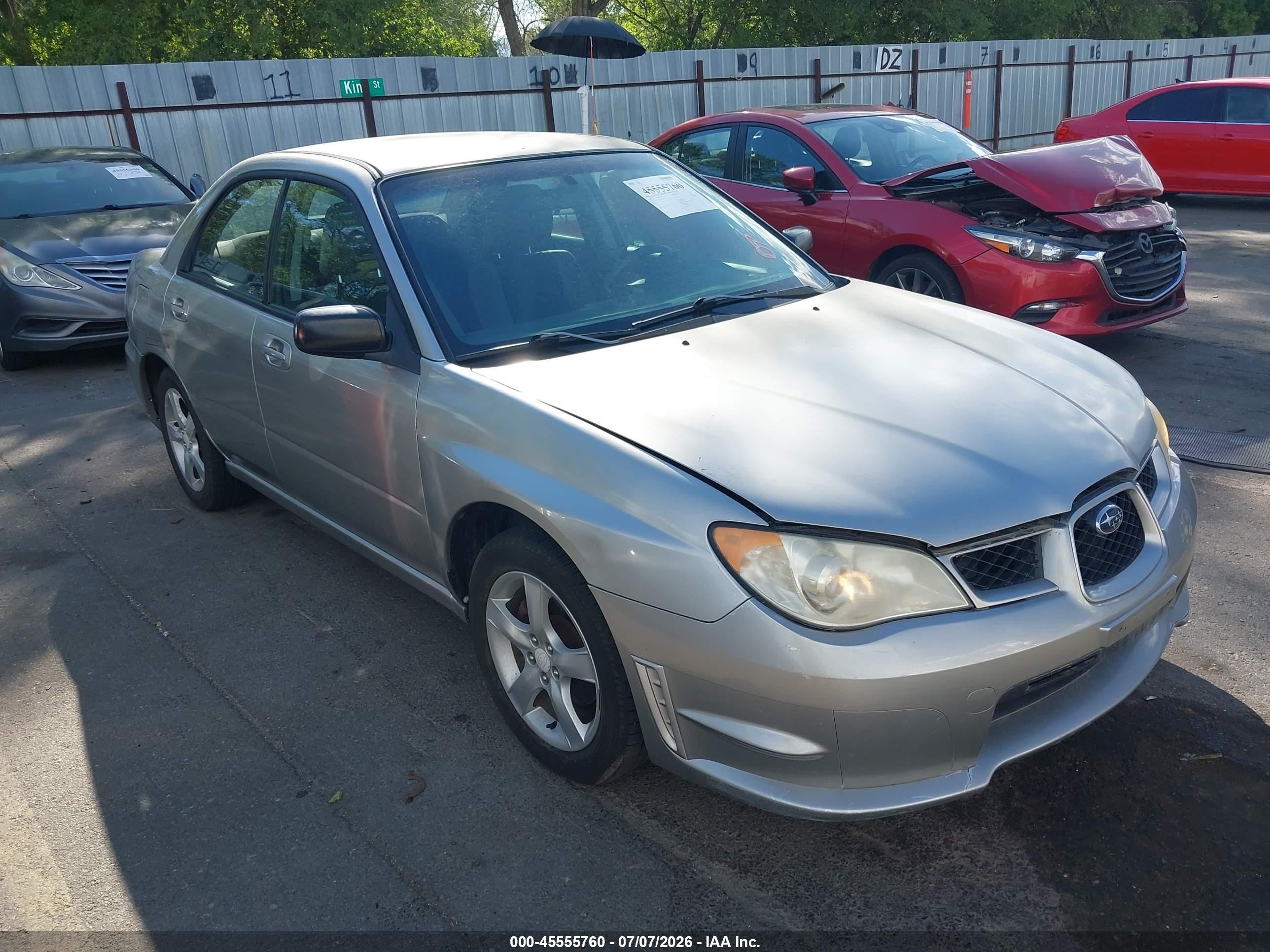 2007 Subaru Impreza i, VIN JF1GD61657H501508 — Rear end