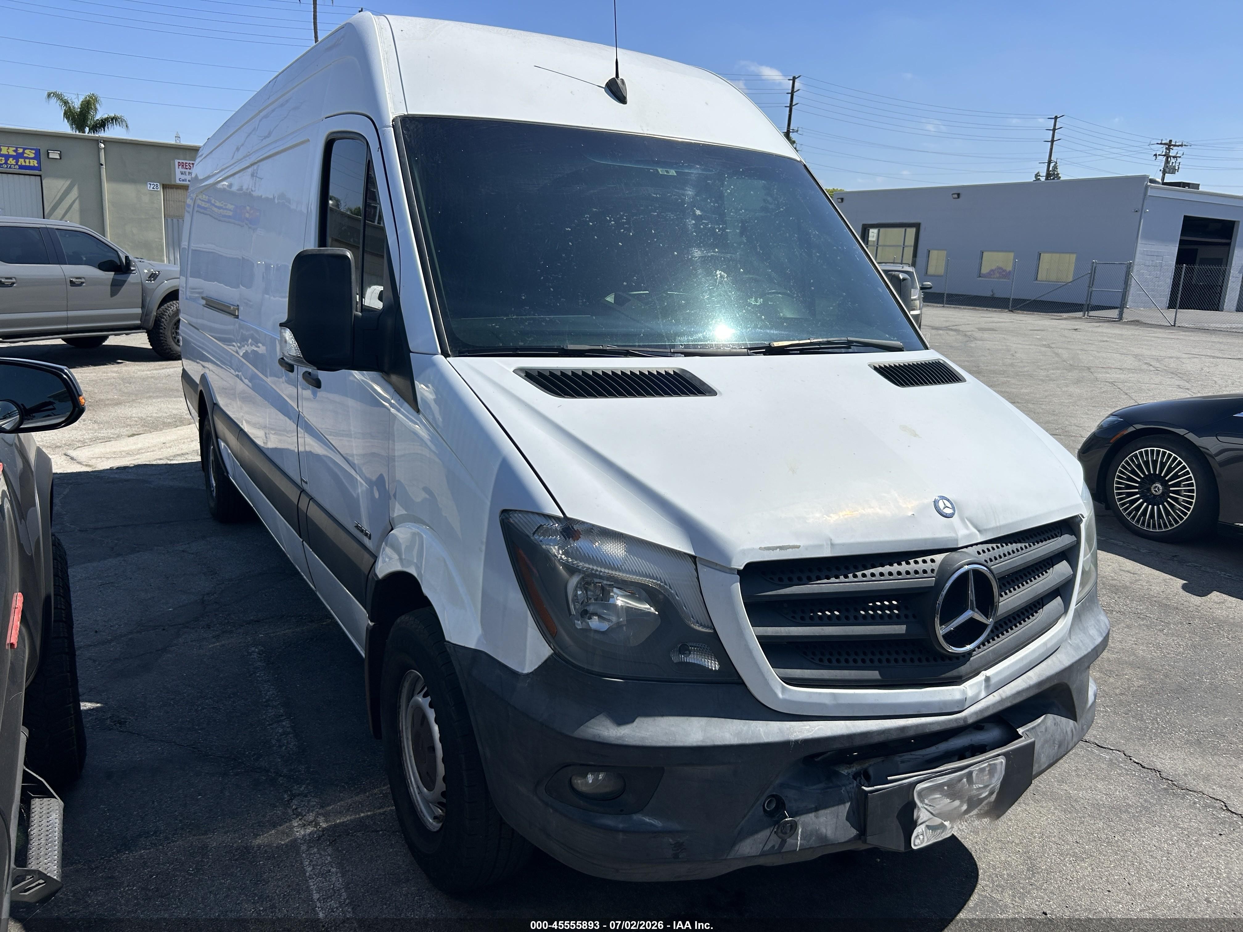 2015 Mercedes-Benz Sprinter Cargo, VIN WD3PE8CC9F5990303 — Repossession