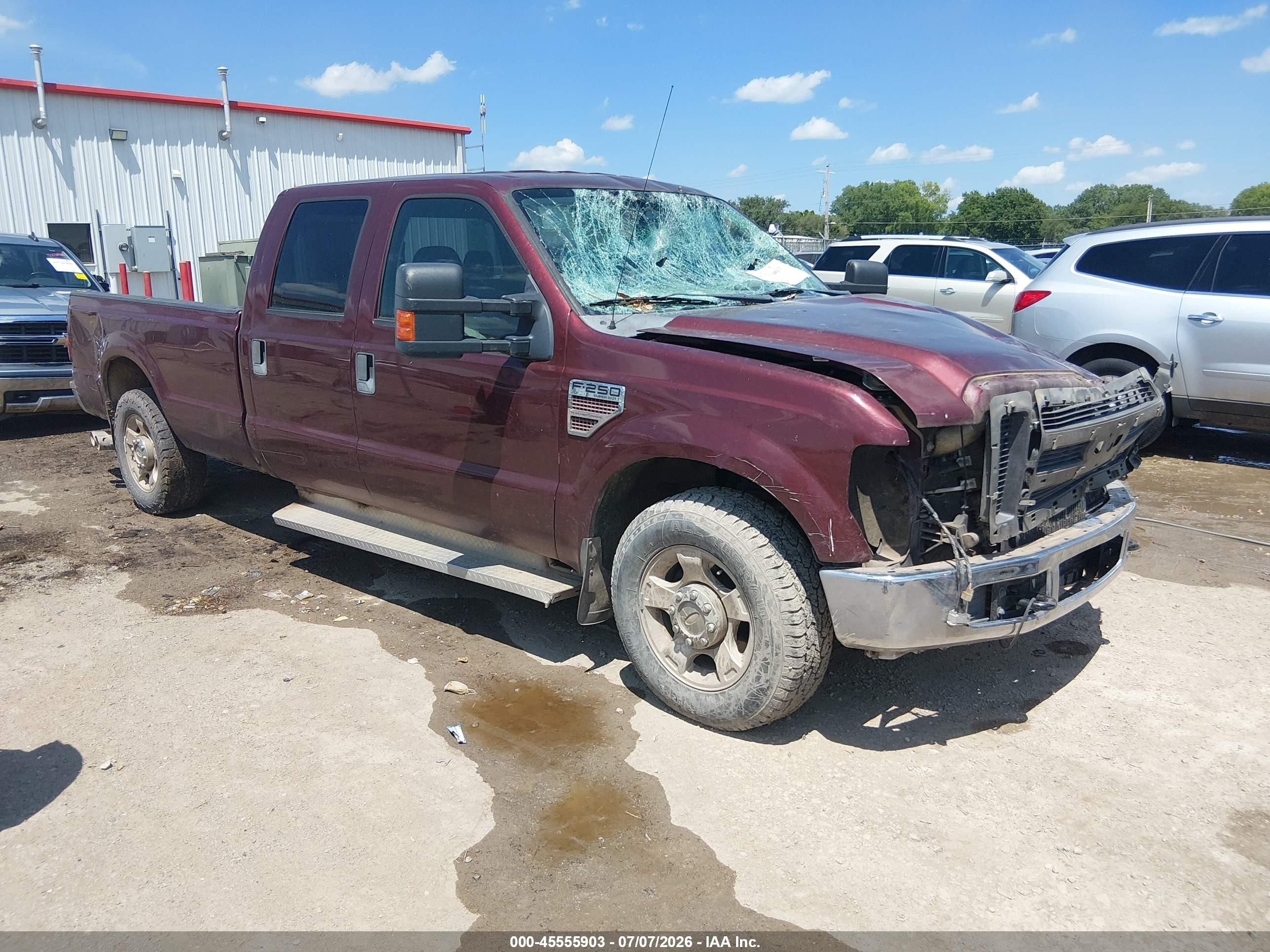 2009 Ford F-250 XL, VIN 1FTSW20R19EA62427 — Front end