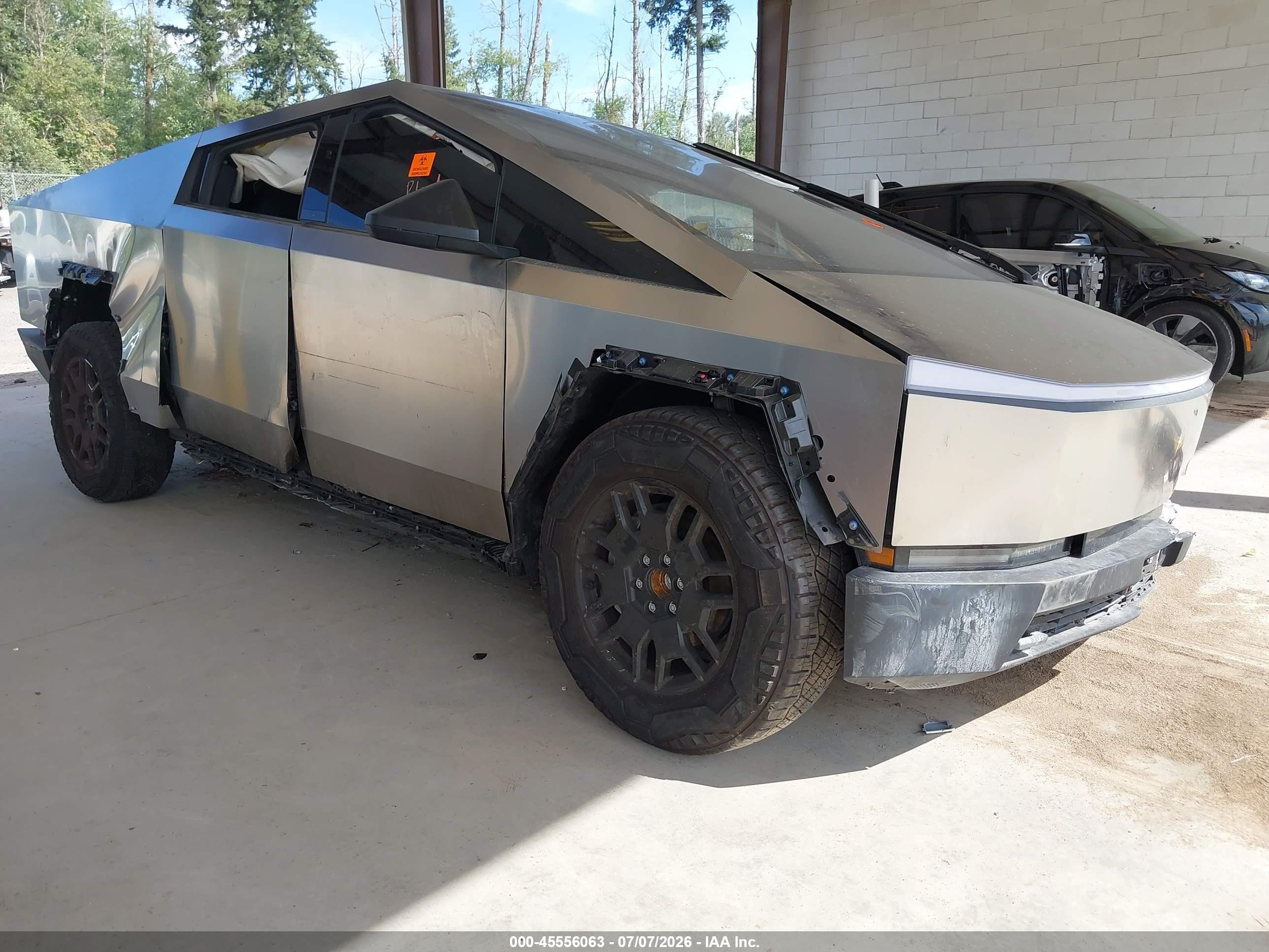 2024 Tesla Cybertruck, VIN 7G2CEHED7RA056826 — Biohazard / chemical