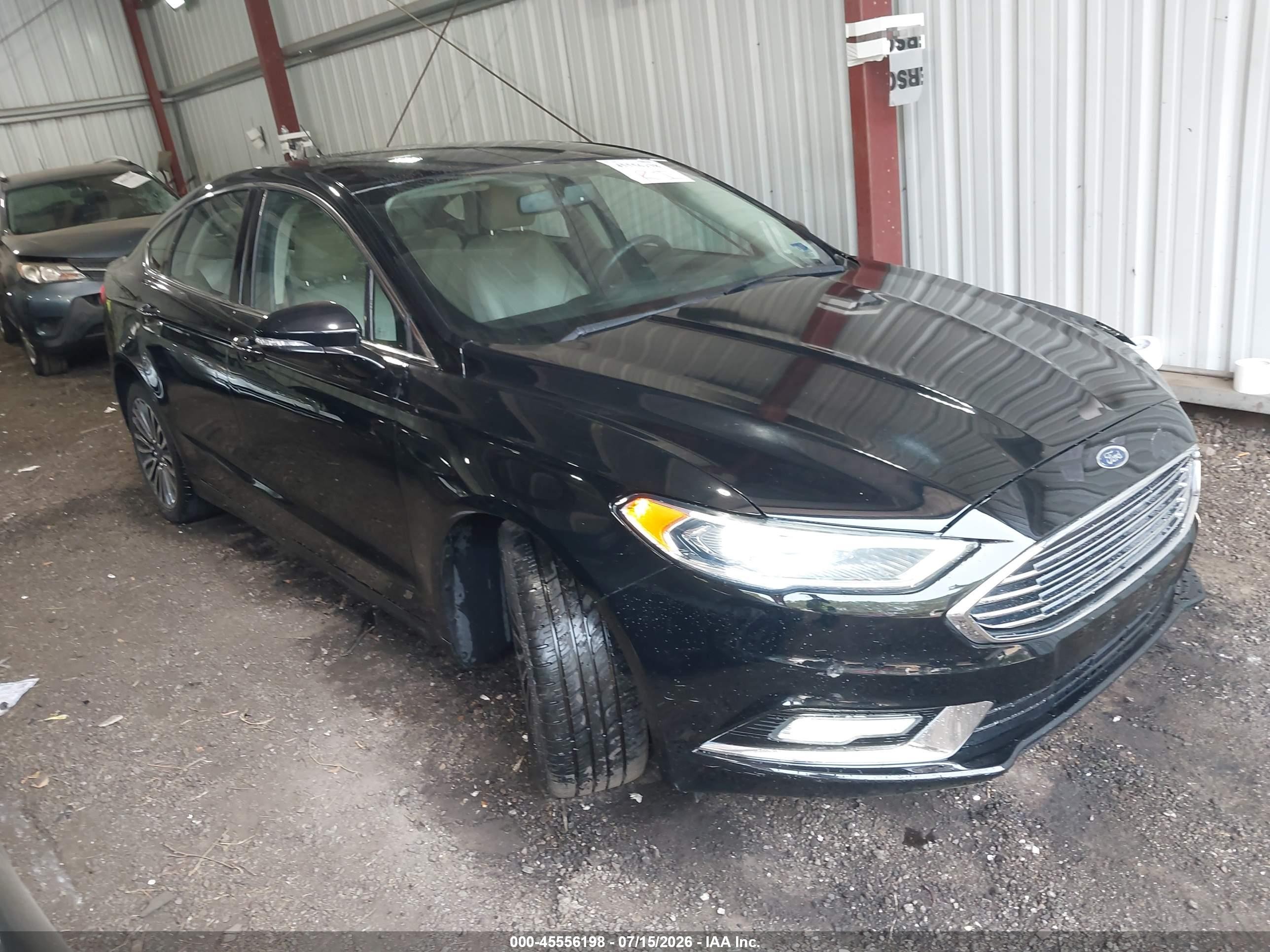 2018 Ford Fusion Titanium, VIN 3FA6P0D95JR197267 — Side