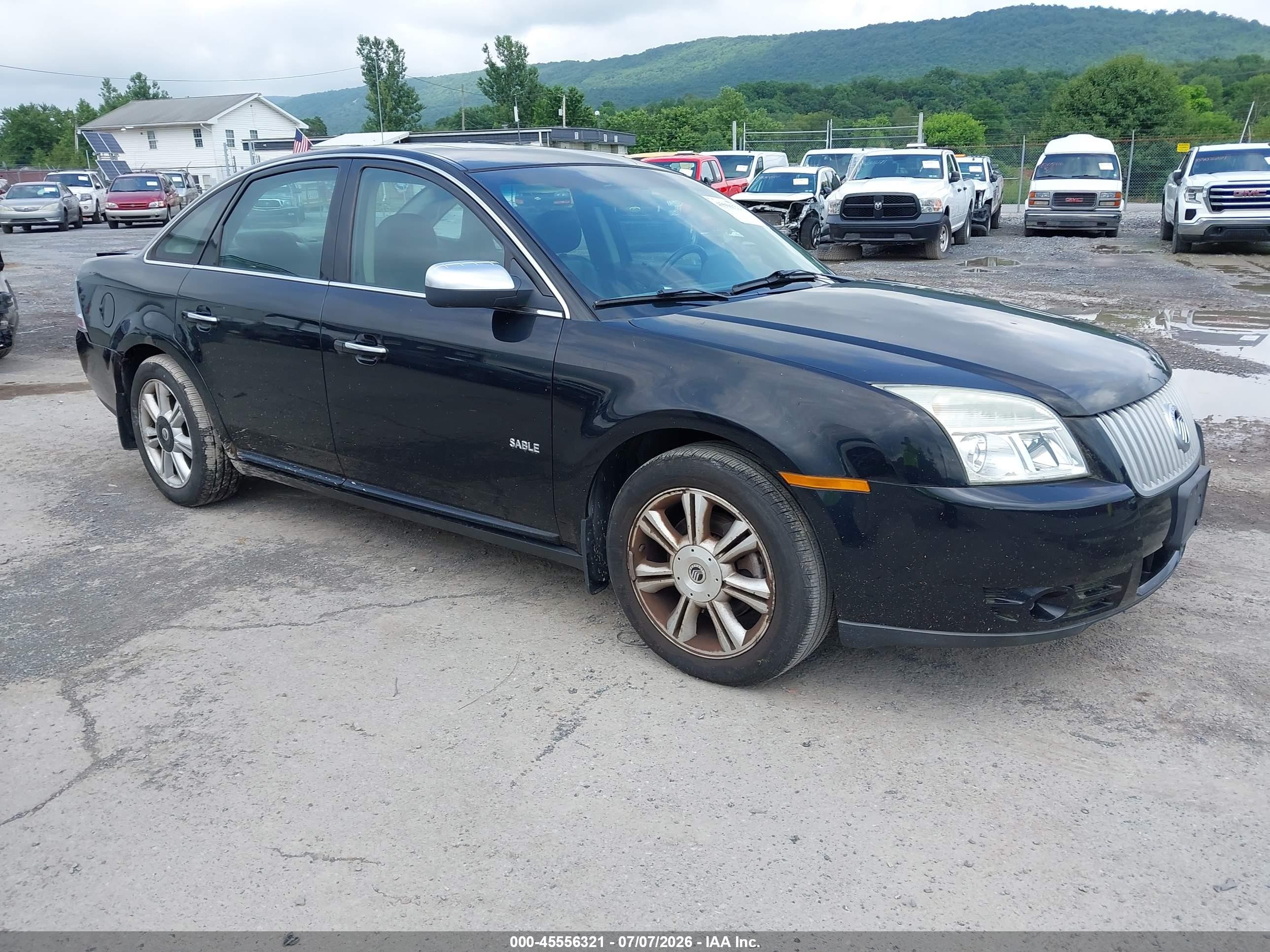 2008 Mercury Sable Premier, VIN 1MEHM42W28G624044 — Rear end