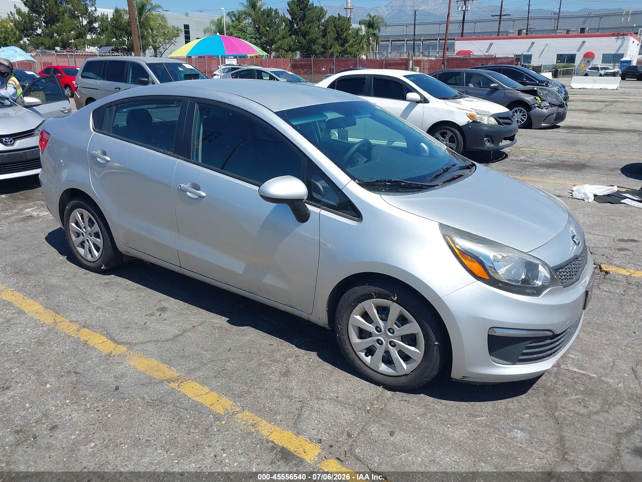2016 Kia Rio LX, VIN KNADM4A3XG6638623 — Normal wear