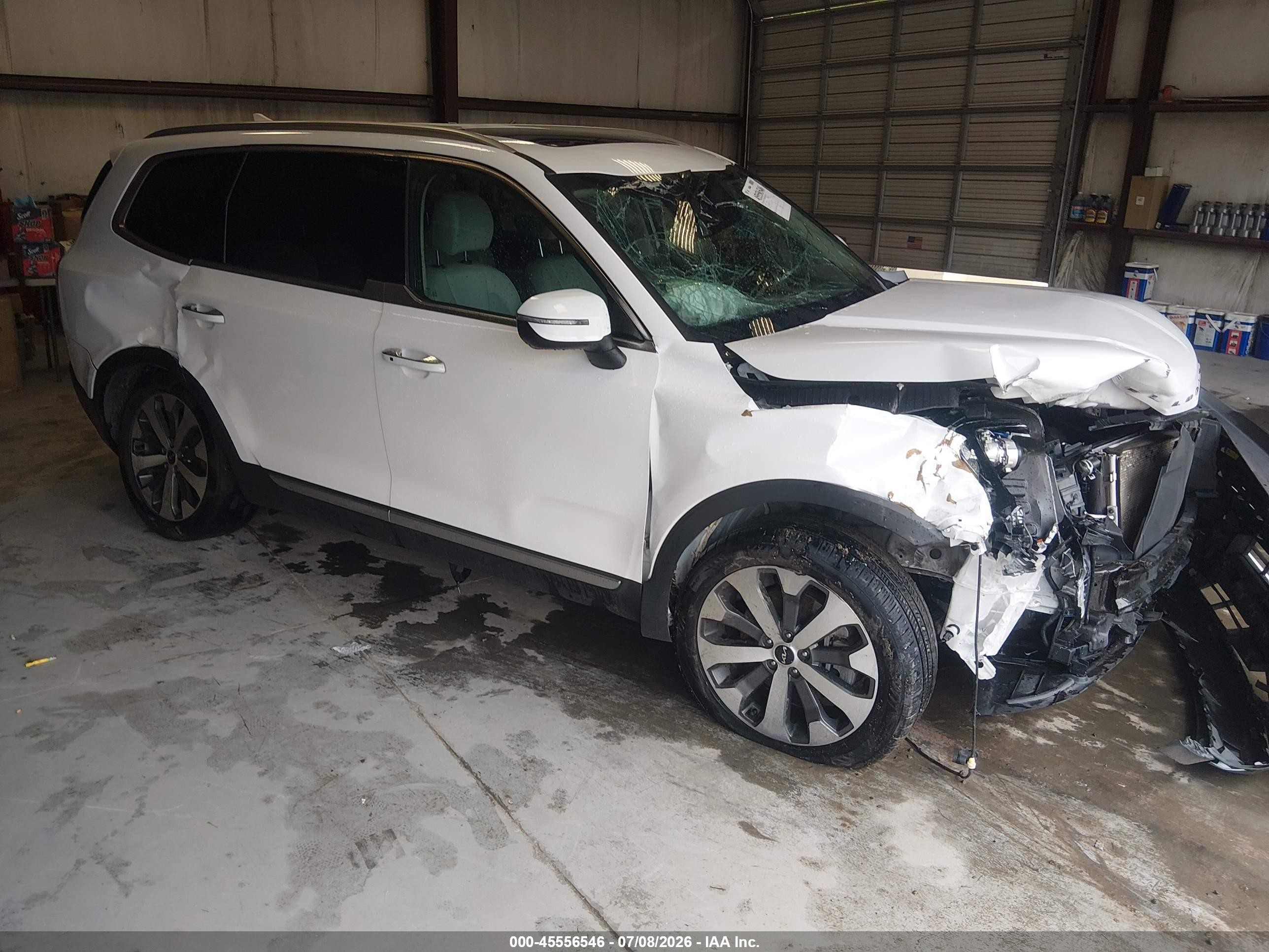 2022 Kia Telluride S, VIN 5XYP64HC0NG246891 — Front end