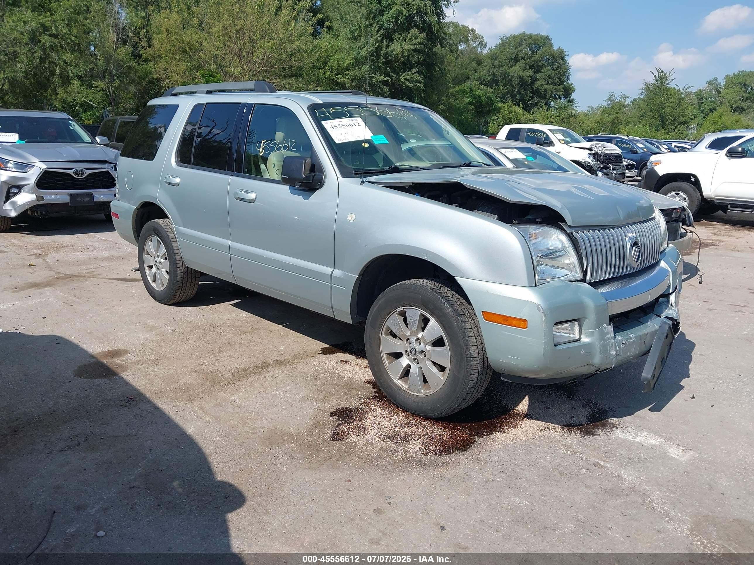 2006 Mercury Mountaineer Convenience, VIN 4M2EU36E26UJ03253 — Front end