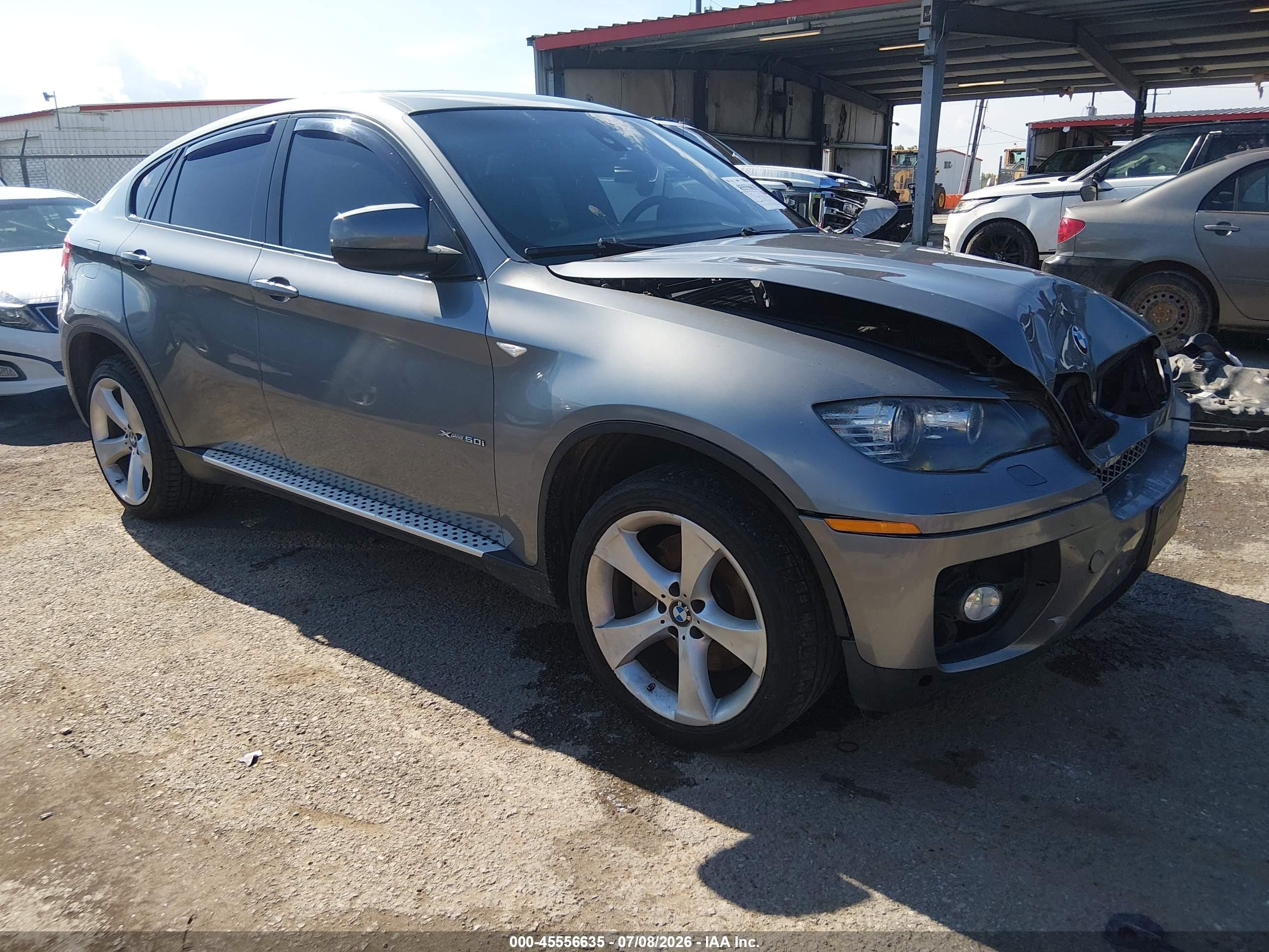 2009 BMW X6 xDrive50i, VIN 5UXFG83579LZ93308 — Перед