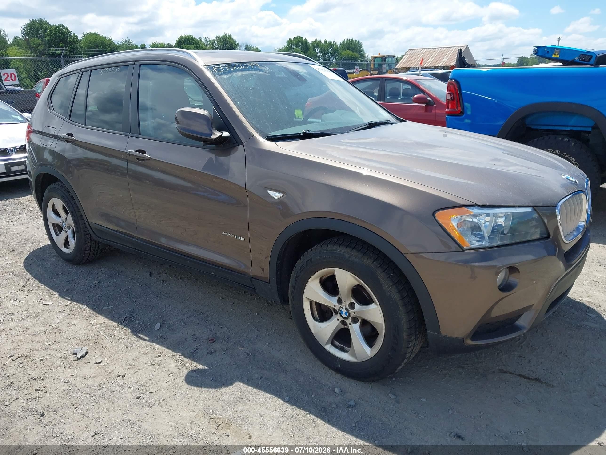 2012 BMW X3 28i, VIN 5UXWX5C53CL723868 — Обычный износ