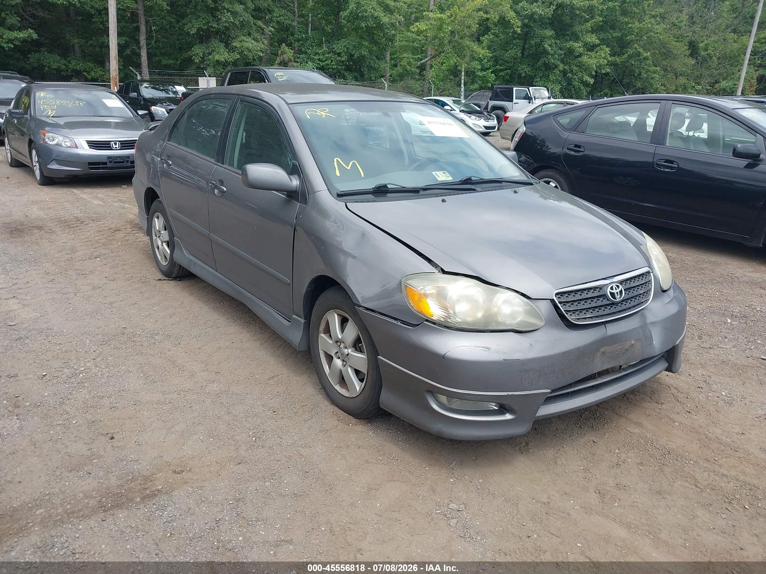 2008 Toyota Corolla CE, VIN 1NXBR32E78Z965334 — Front end