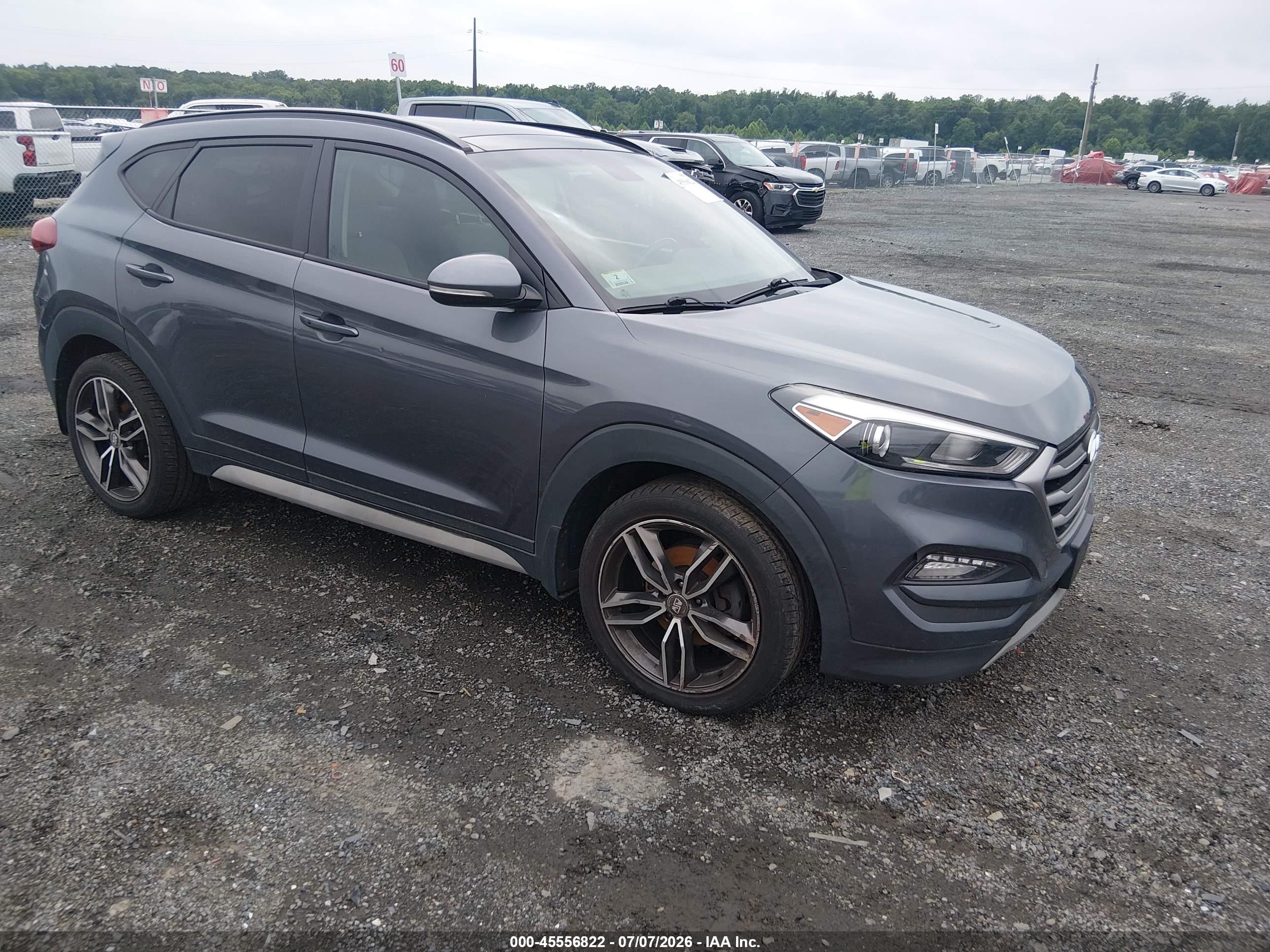2018 Hyundai Tucson Limited, VIN KM8J3CA29JU751651 — Normal wear