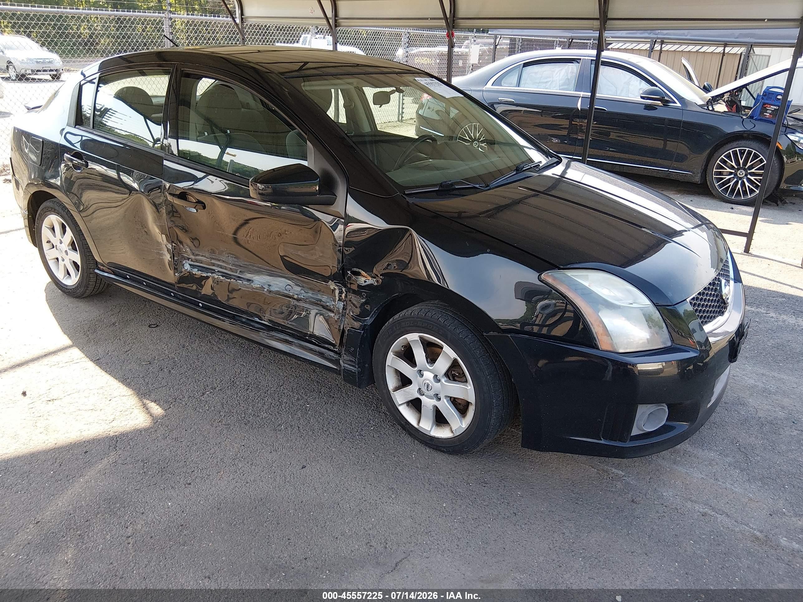 2012 Nissan Sentra 2.0, VIN 3N1AB6AP0CL750053 — Side