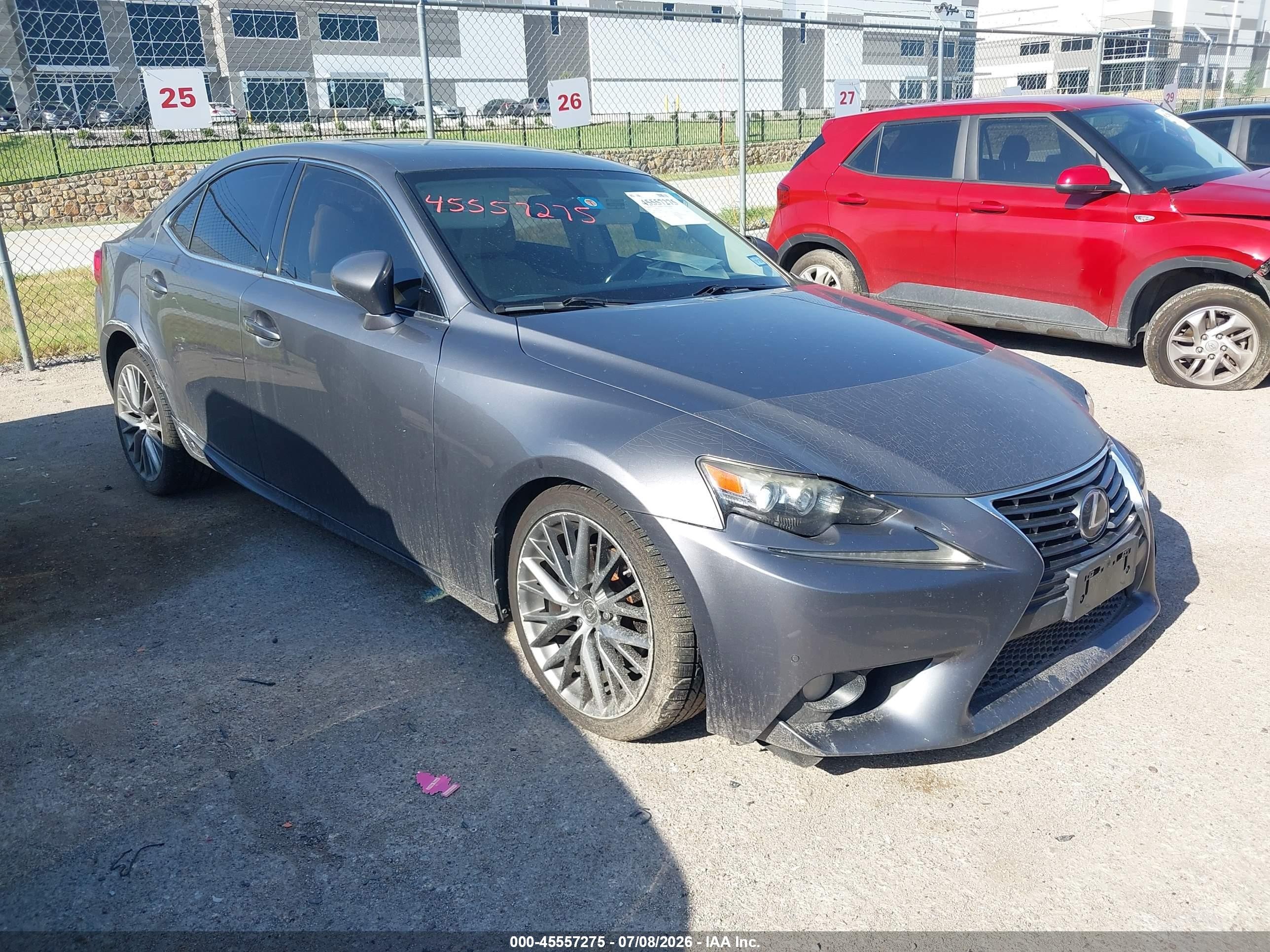 2014 Lexus IS 250, VIN JTHBF1D25E5029382 — Side