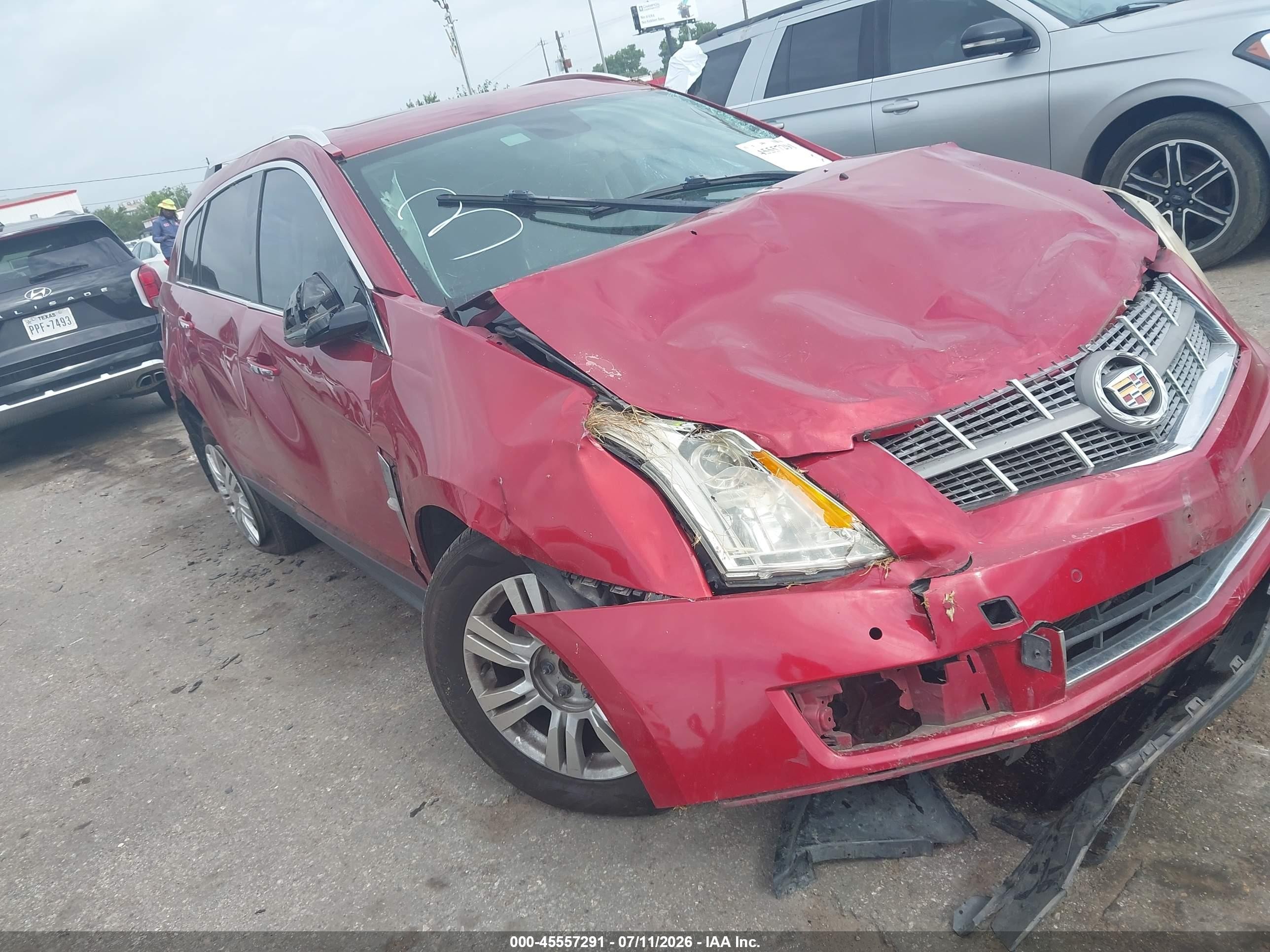 2011 Cadillac SRX Luxury Collection, VIN 3GYFNAEY6BS613505 — Rollover