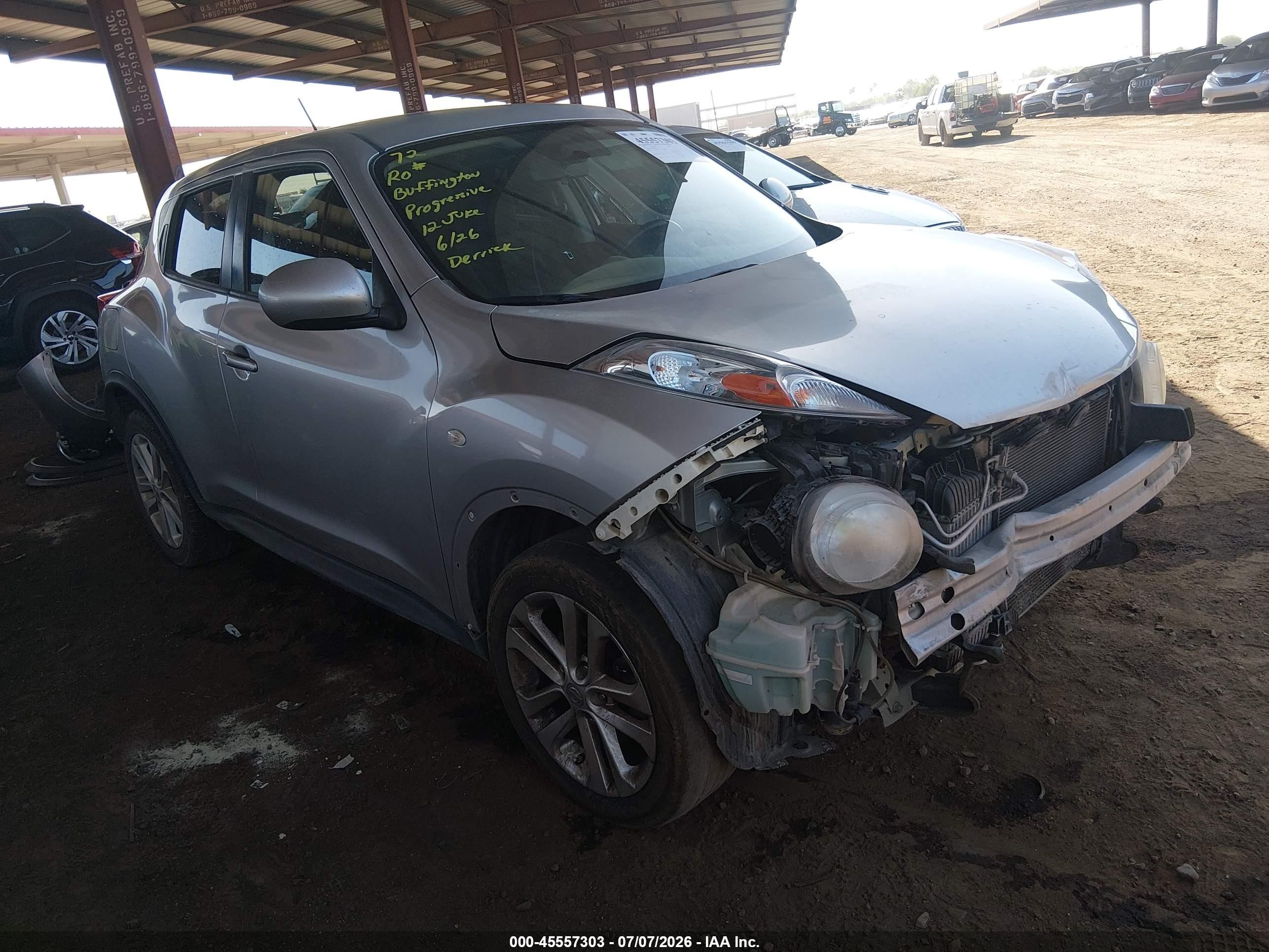 2012 Nissan Juke SL, VIN JN8AF5MRXCT117102 — All over