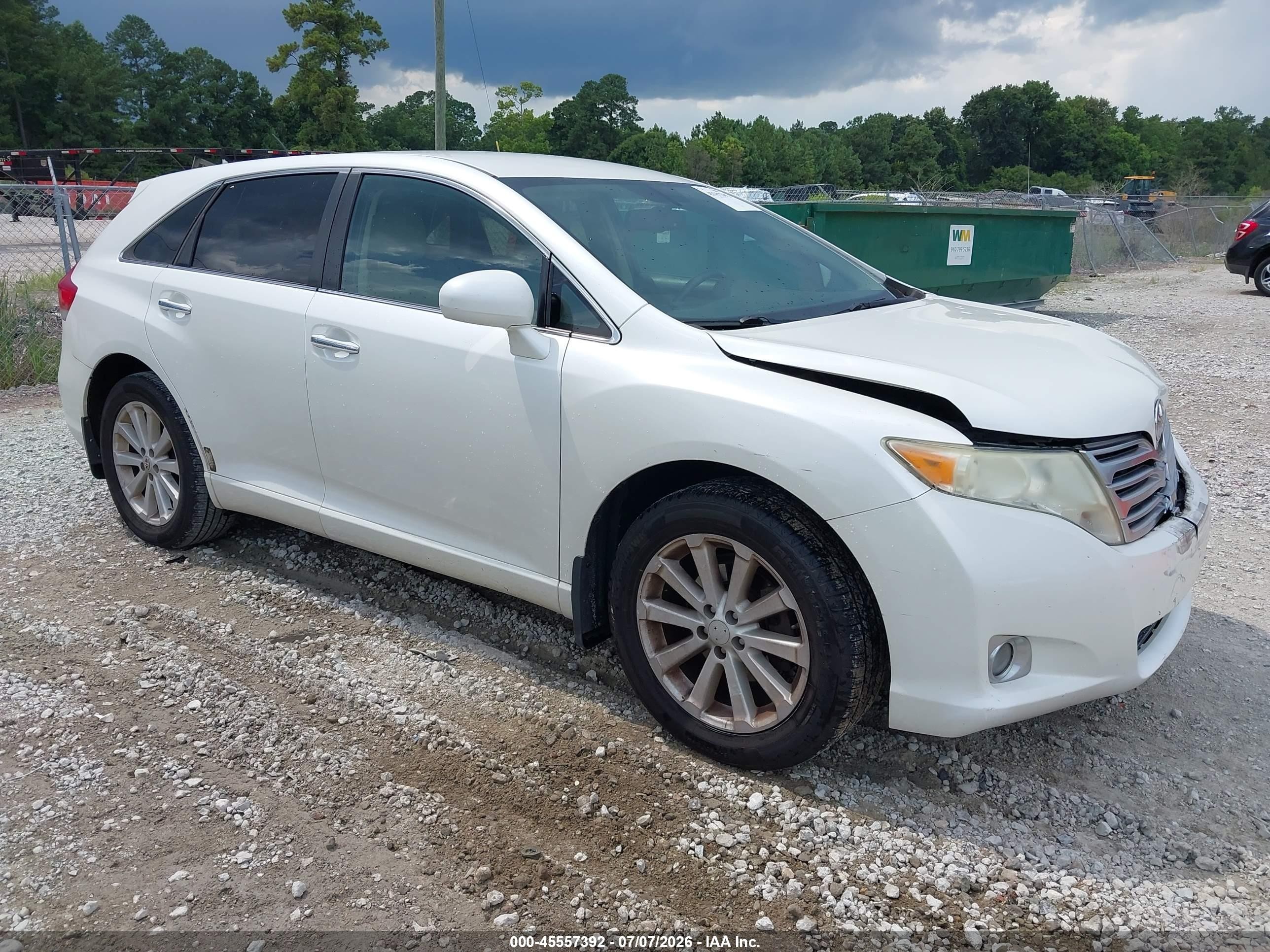 2011 Toyota Venza, VIN 4T3ZA3BB6BU052526 — Front end