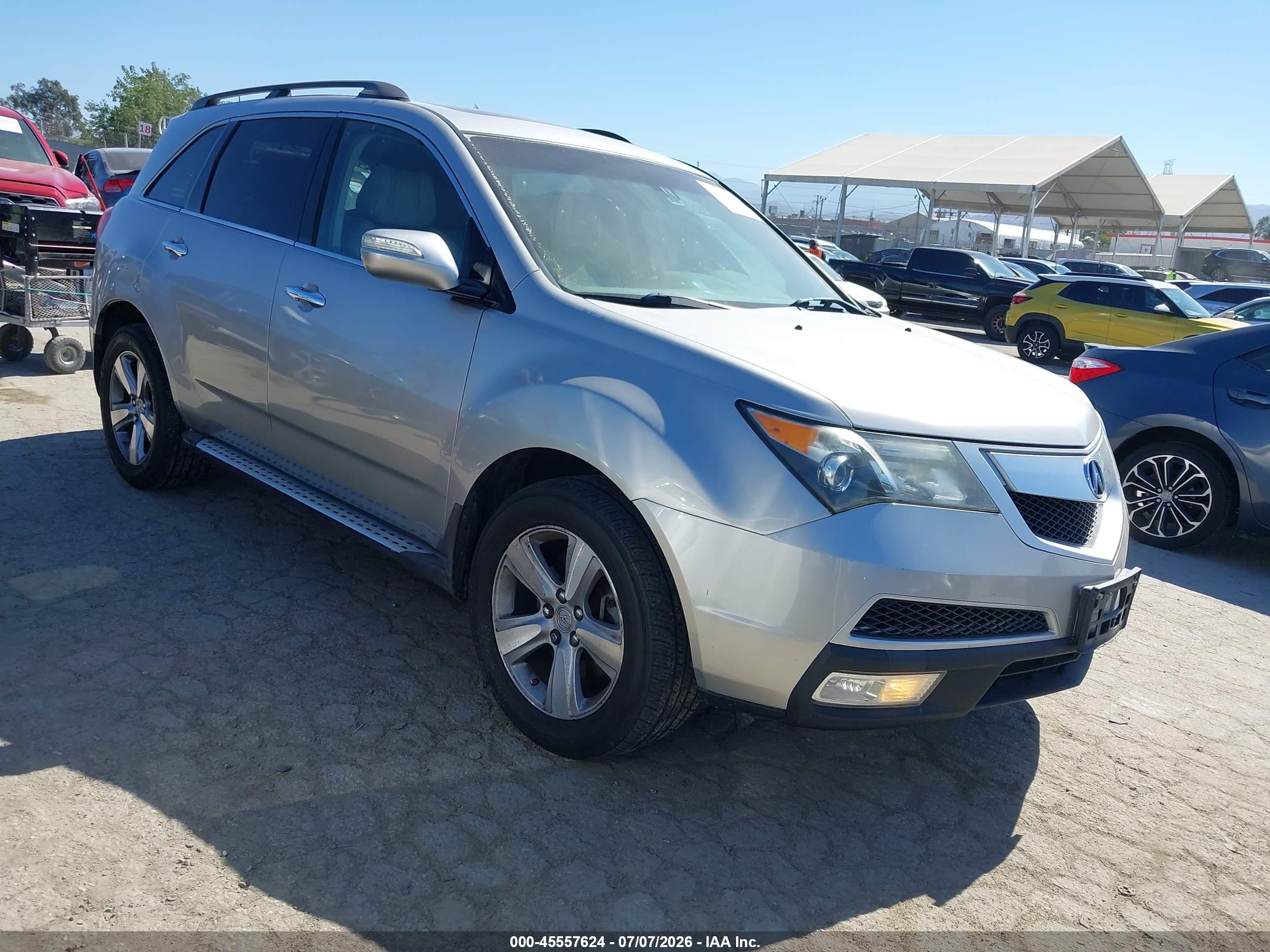 2013 Acura MDX Technology, VIN 2HNYD2H30DH500270 — Front end