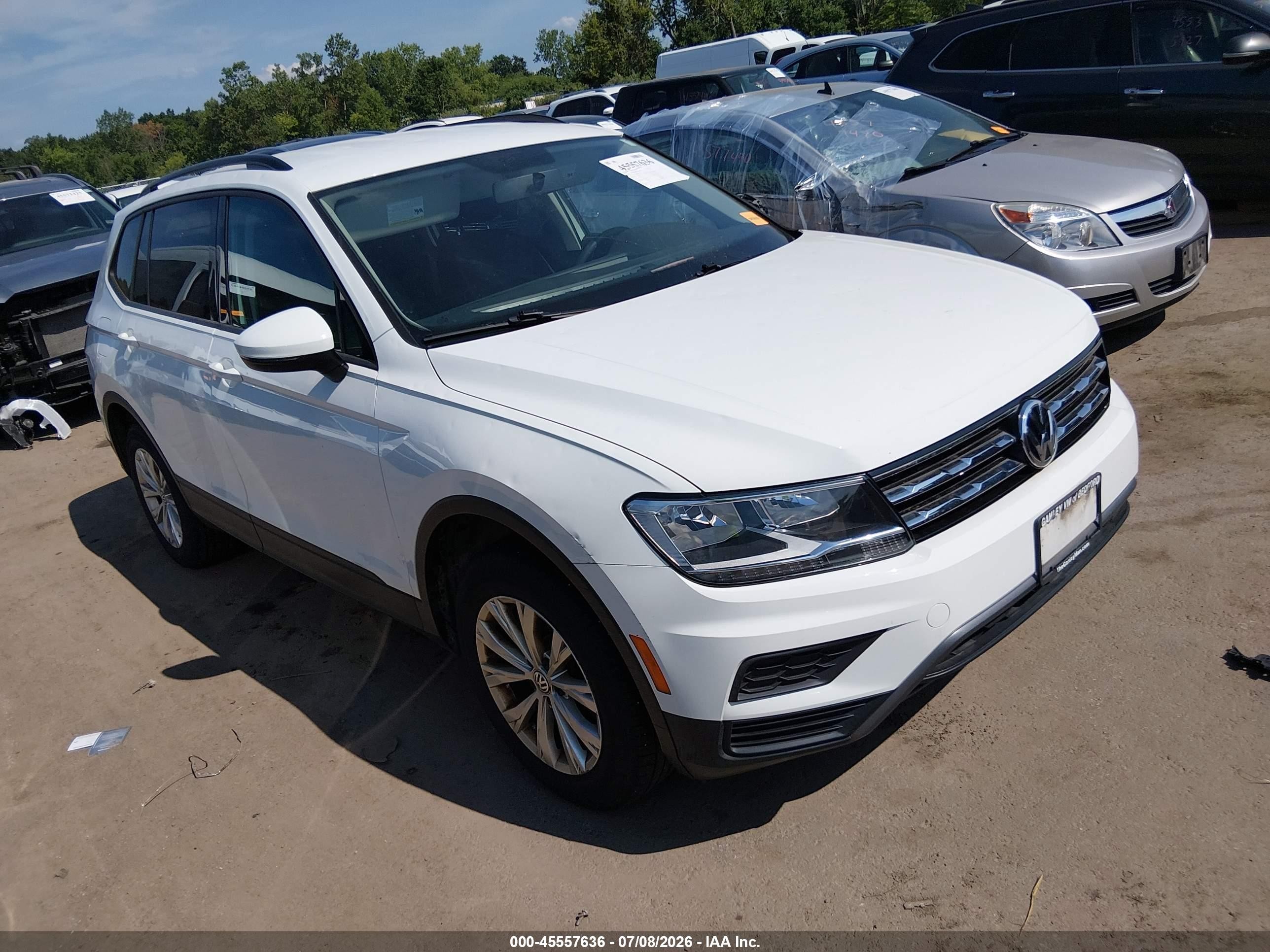 2018 Volkswagen Tiguan S, VIN 3VV1B7AX2JM111765 — Hail