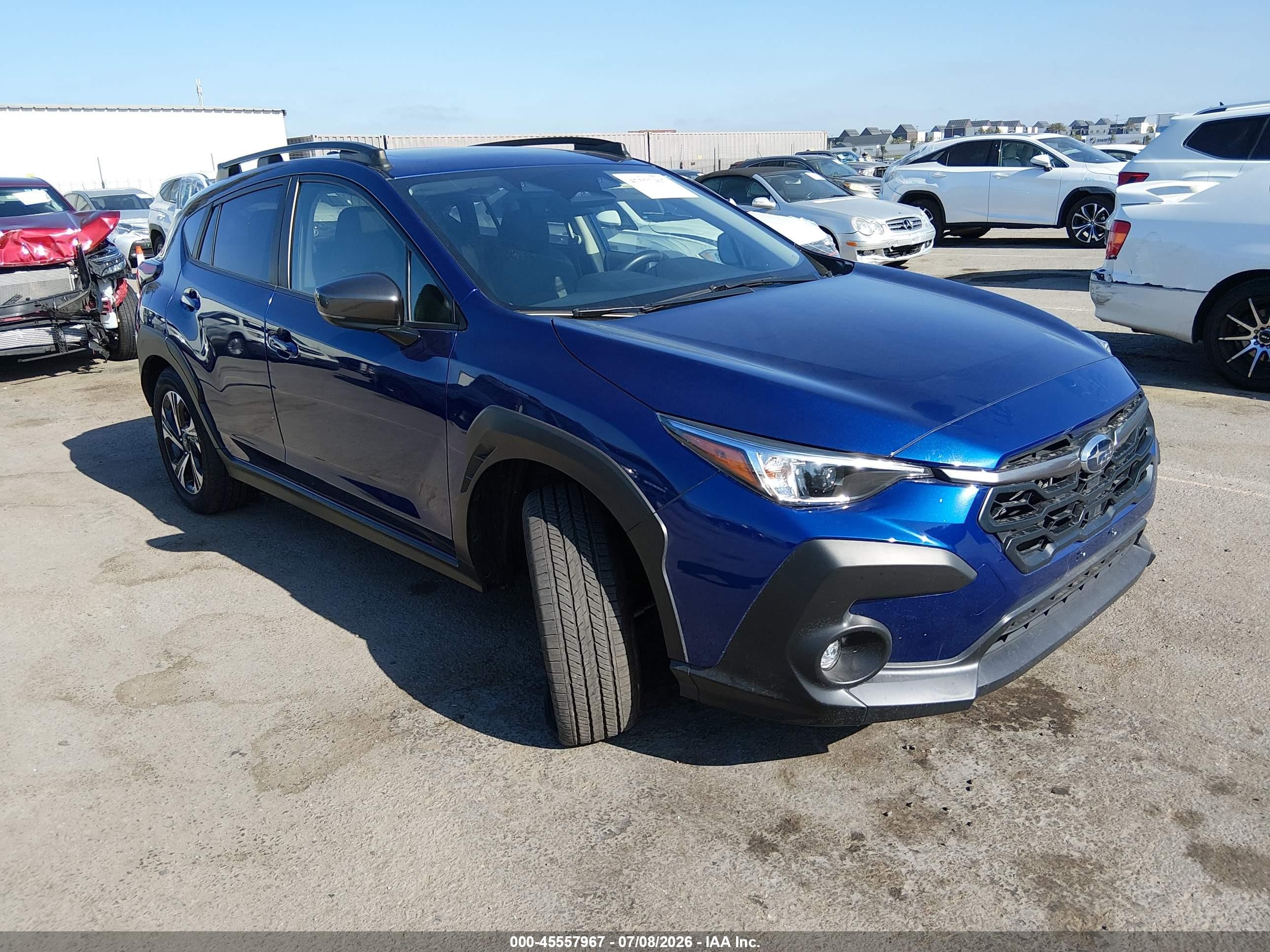 2024 Subaru Crosstrek Premium, VIN JF2GUADC0R8918165 — Rear end