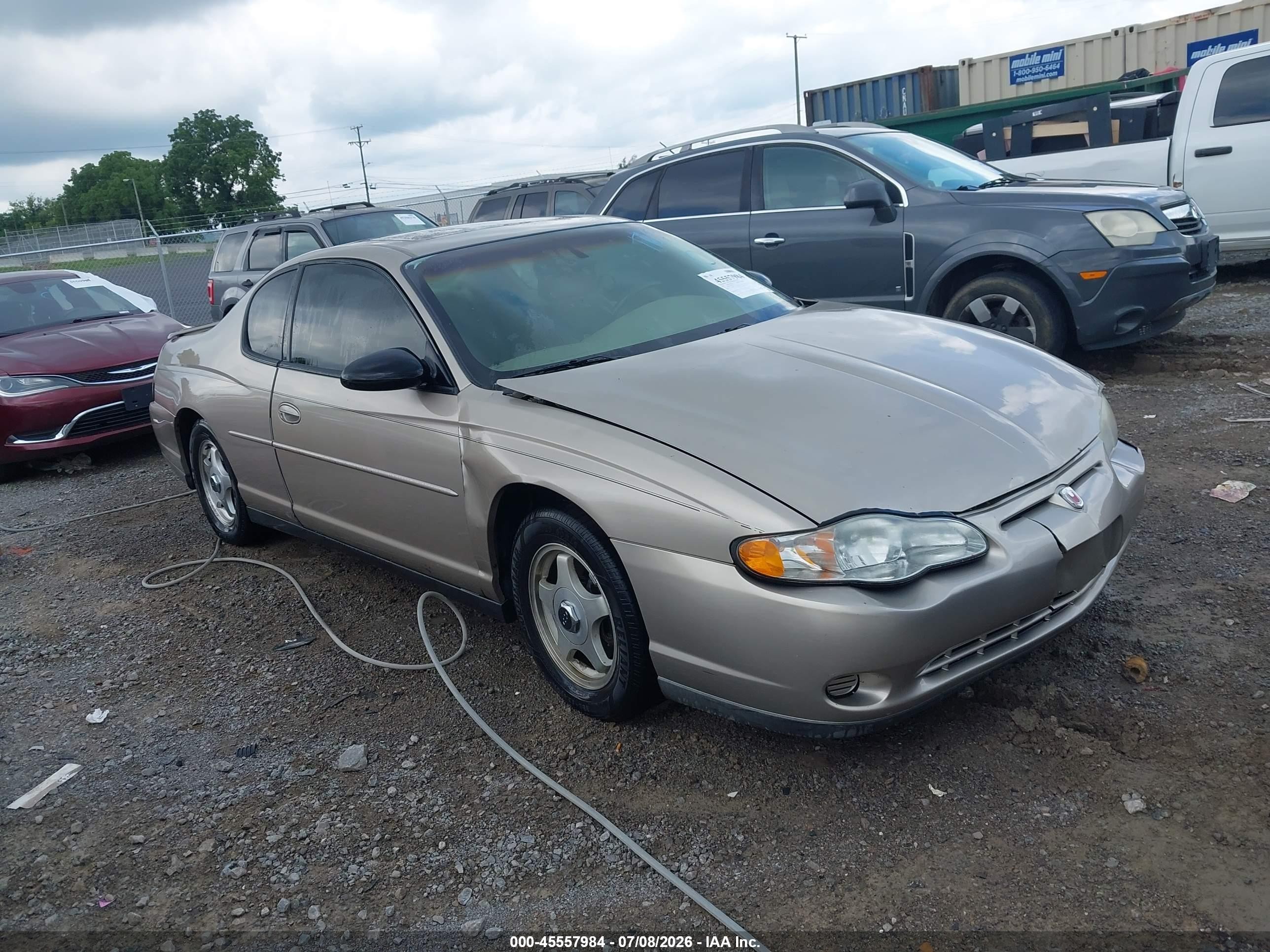 2002 Chevrolet Monte Carlo LS, VIN 2G1WW12E029352181 — Обычный износ