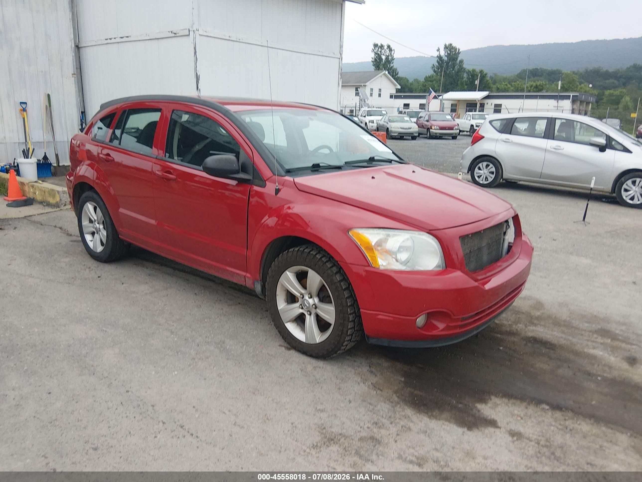 2012 Dodge Caliber SXT, VIN 1C3CDWDA9CD535210 — Front end