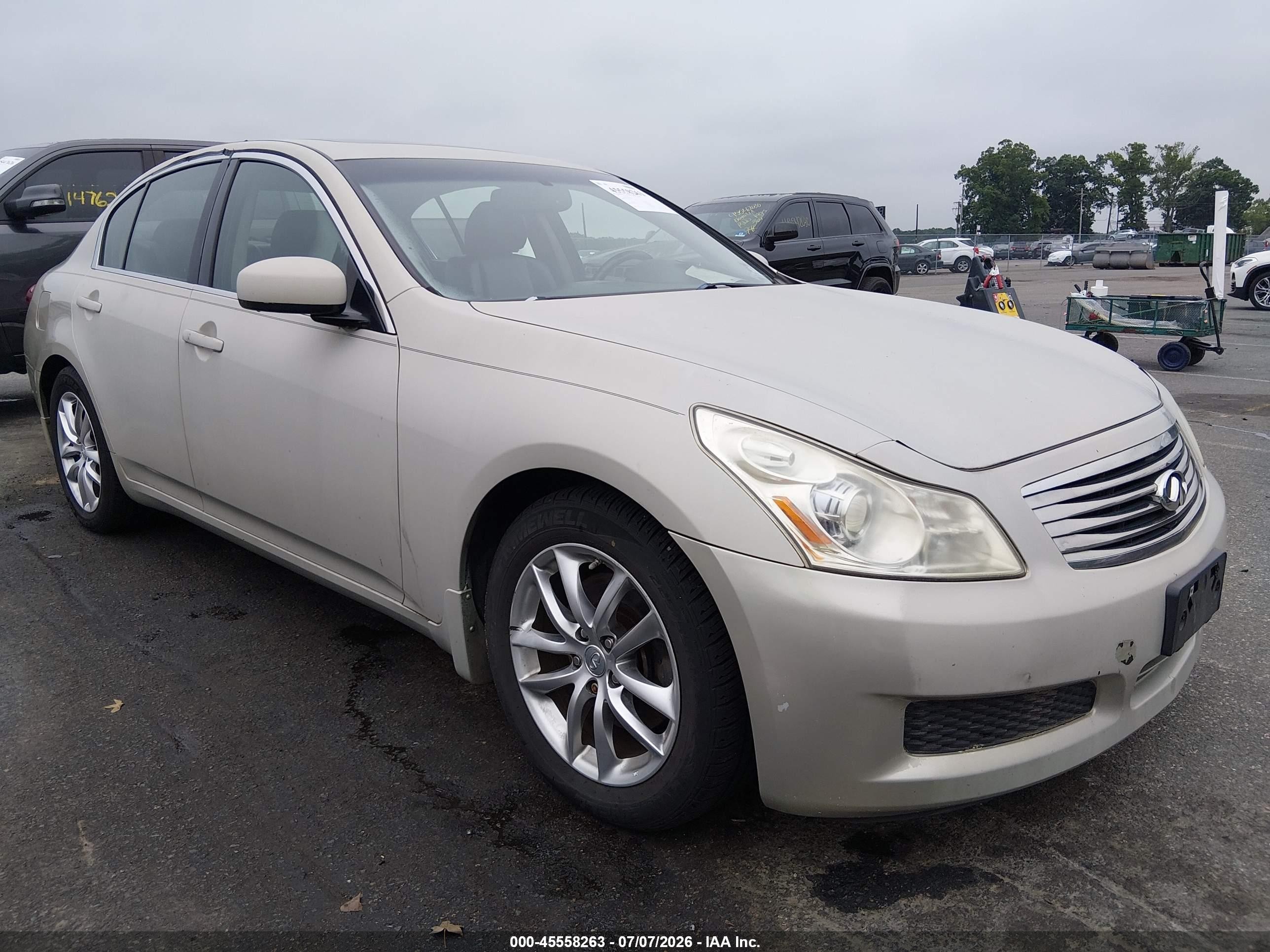 2007 Infiniti G35 G35x, VIN JNKBV61FX7M823536 — Water / flood