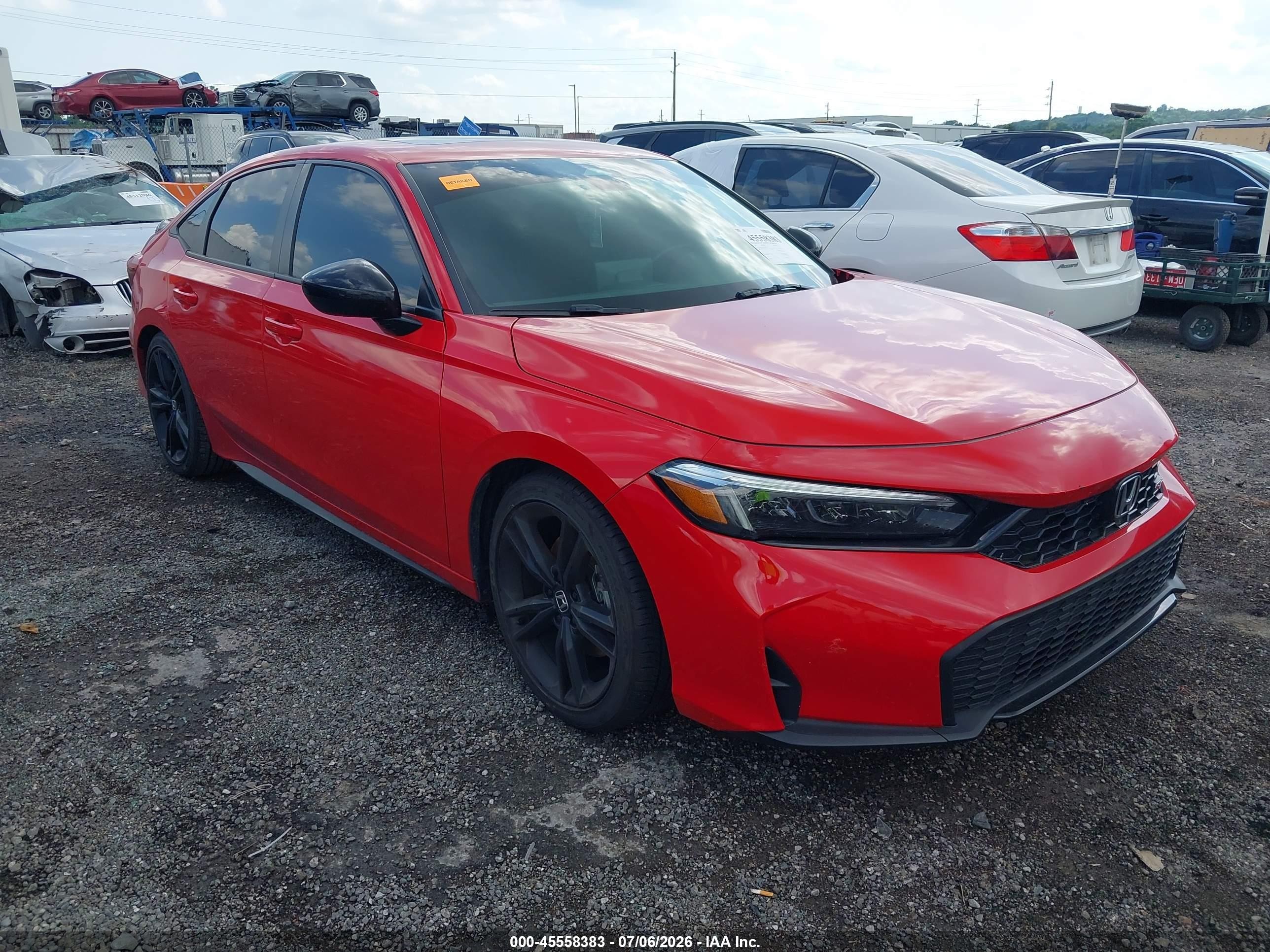 2025 Honda Civic Si, VIN 2HGFE1E50SH473371 — Water / flood